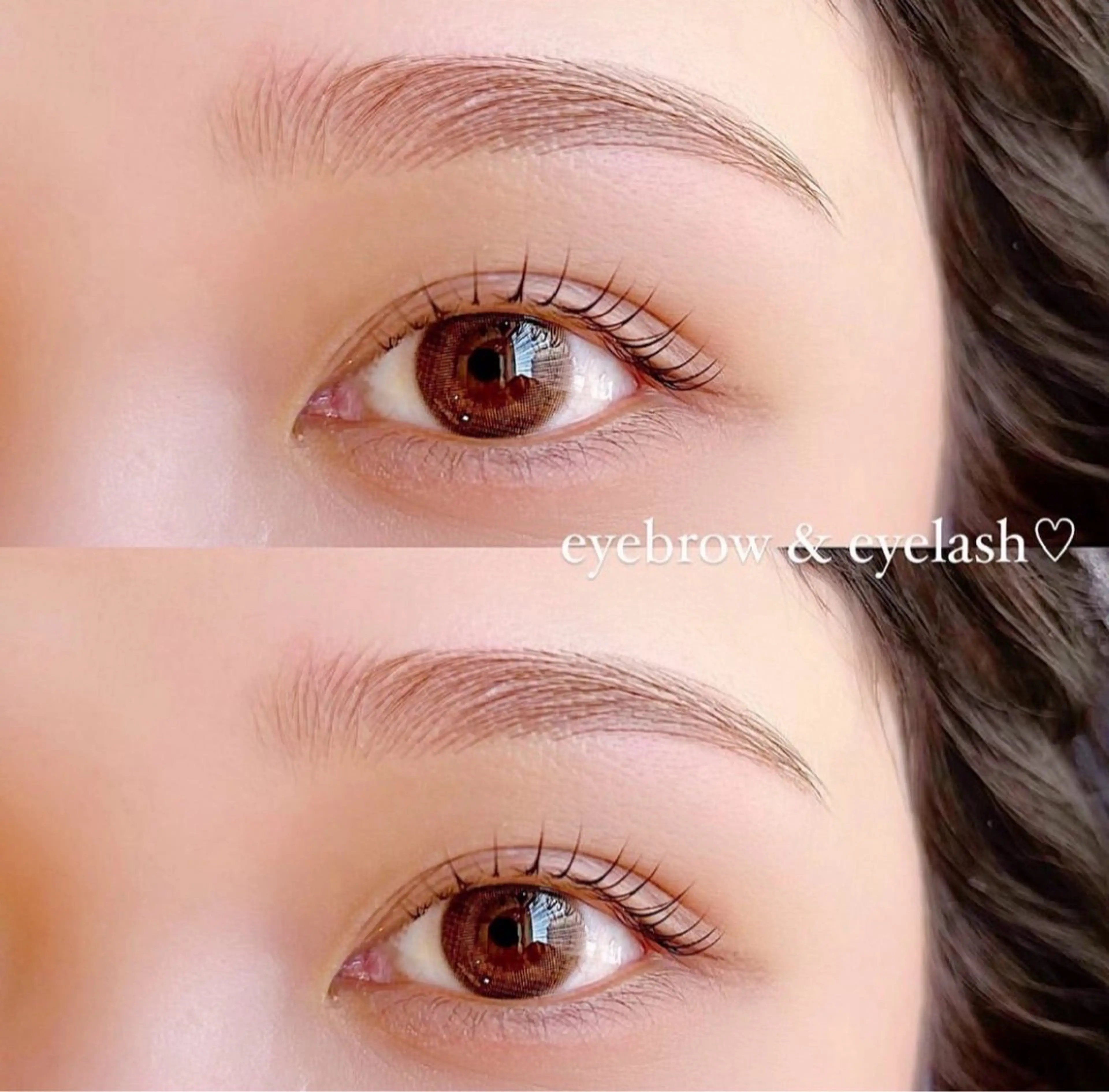 マツエク・マツパ 銀座/カットモデル/ まつぱエク/ゆきなの眉毛・アイブロウイメージ