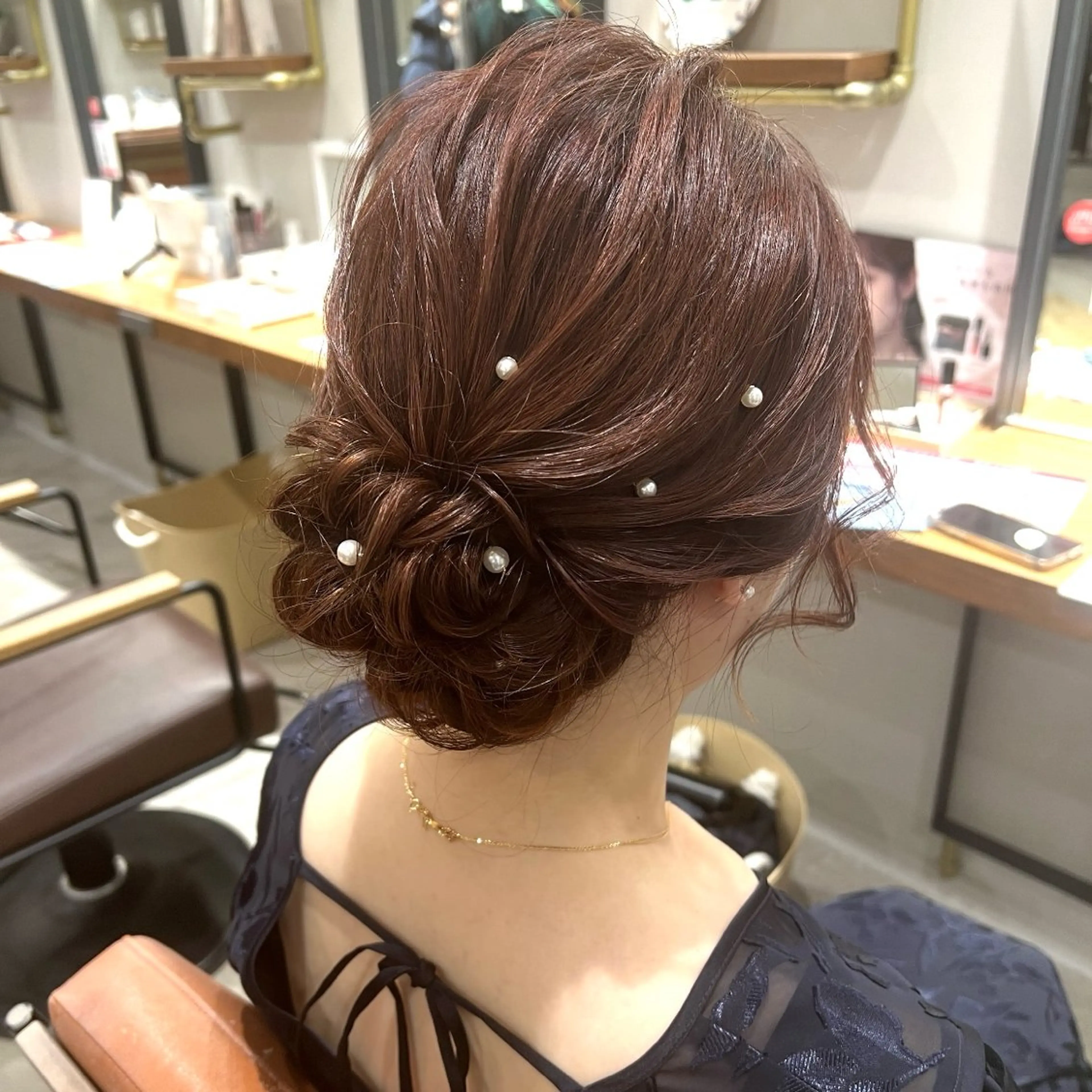 セミロング ヘアアレンジ ヘアセット eyelash salon fil 小倉店所属・fil 小倉店 Yukaのヘアスタイル
