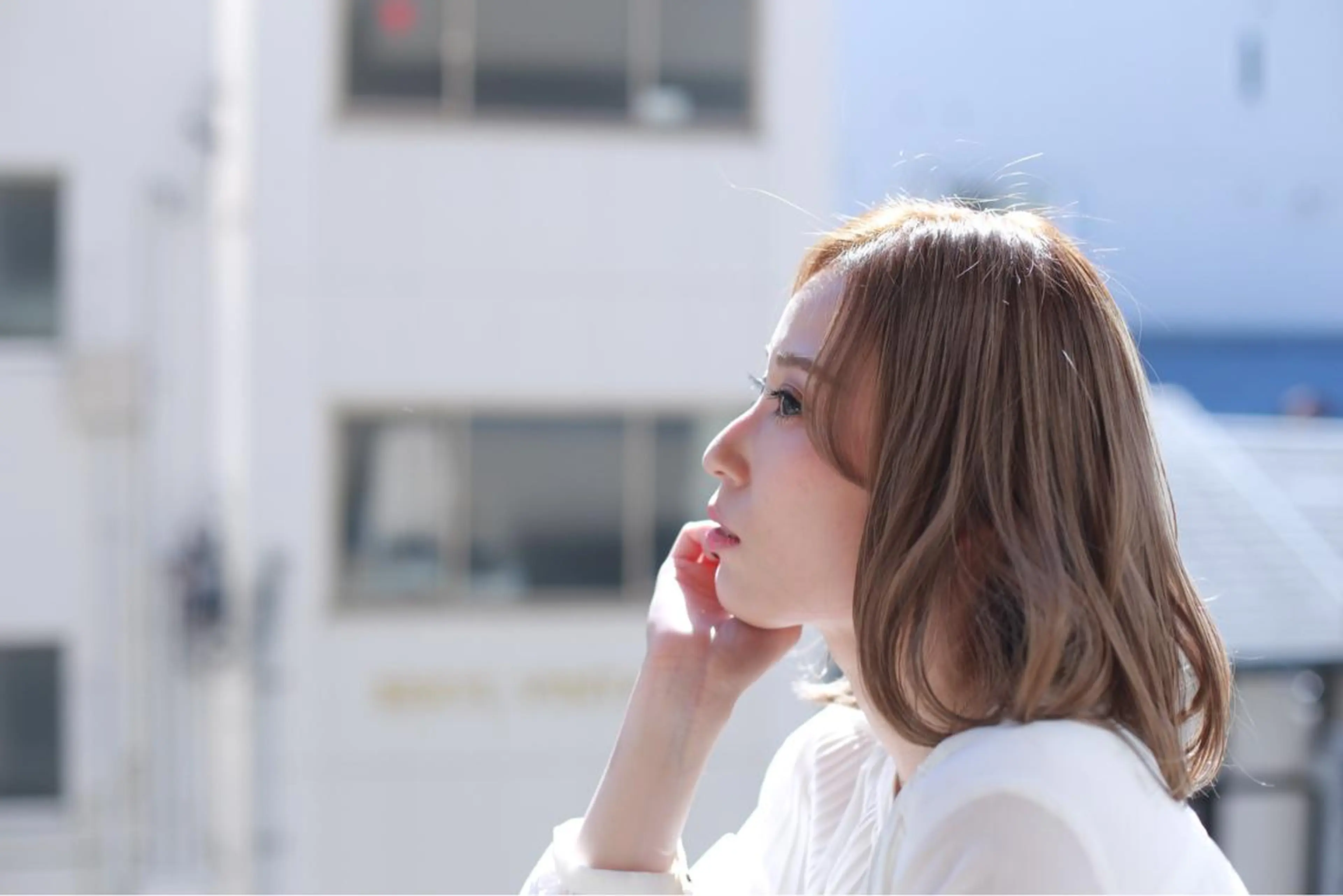 ミディアム 【ショート/ボブ 丸みショート】深萱のヘアスタイル