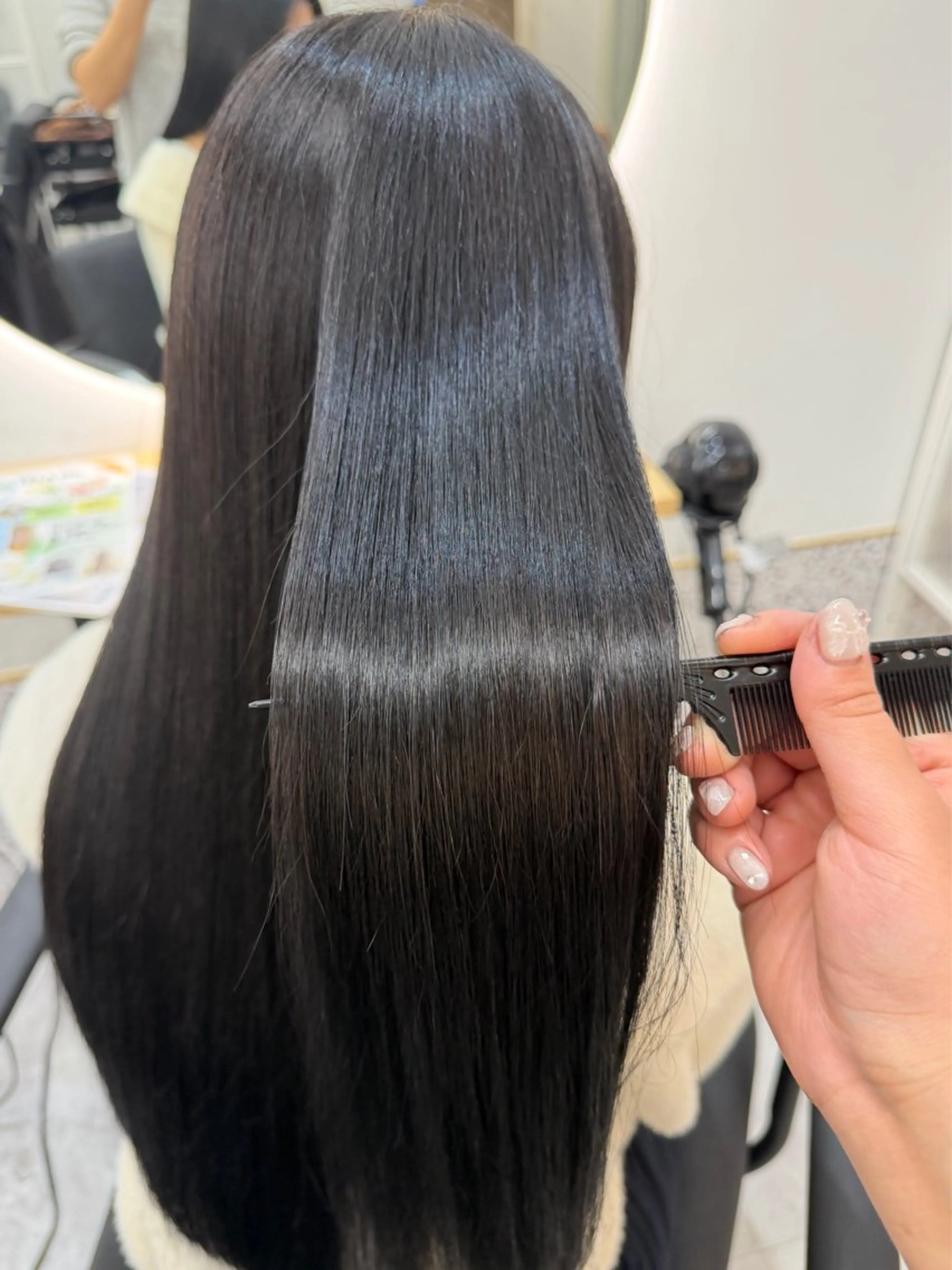 ロング カラー 髪質改善 トリートメント 🪷𝙁𝙪𝙠𝙖 東川口🪷のヘアスタイル