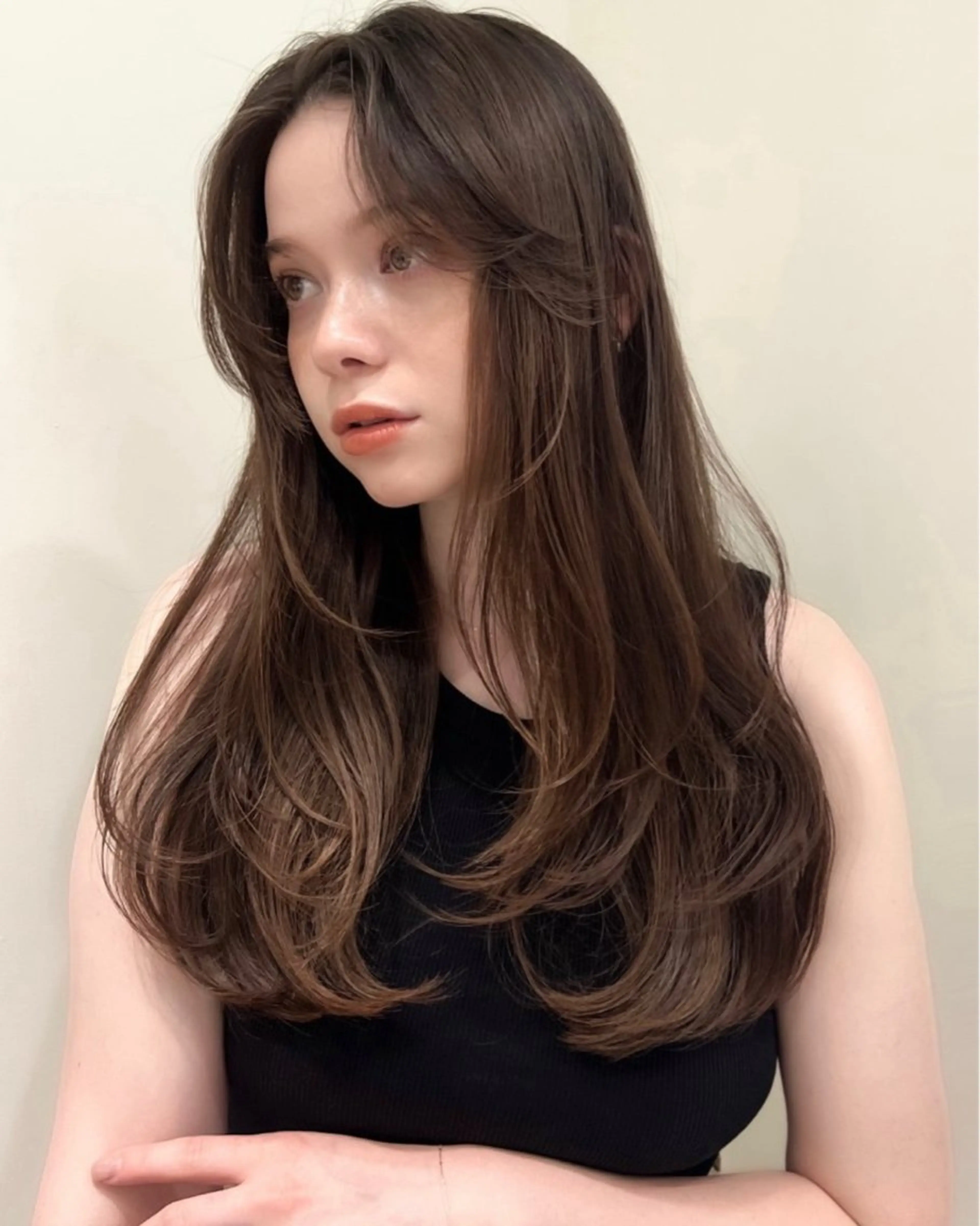 ロング 韓国レイヤー💋/ ワンホン/NANAのヘアスタイル