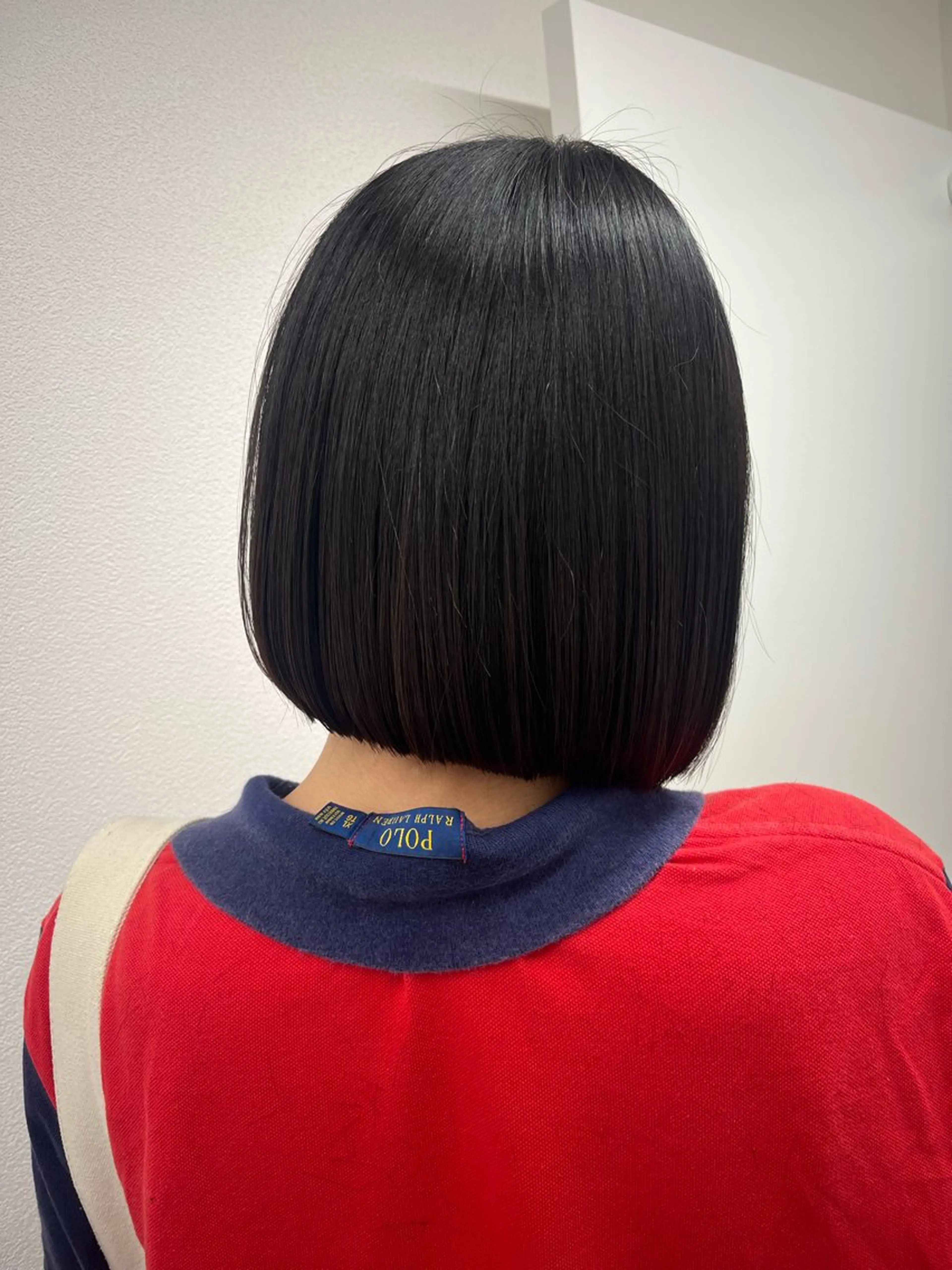 ミディアム ボブ ユイ☆レイヤーカット ヘアセット/ブリーチのヘアスタイル