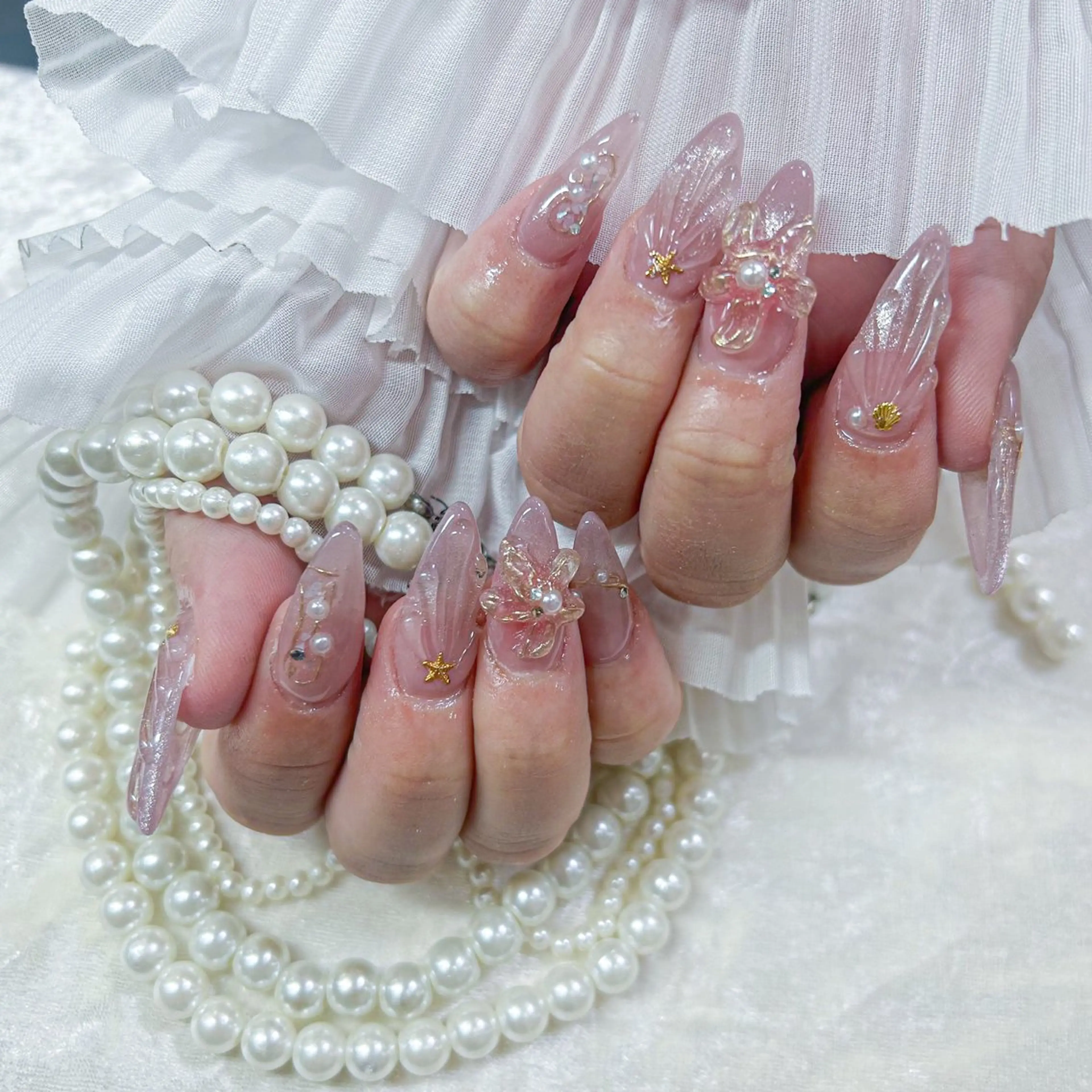 🎀リピーター様限定アート・パーツやり放題🎀120分ハンド🟣持ち込み画像可♪オフ代無料。オフ＋30分ハンドorフットの写真