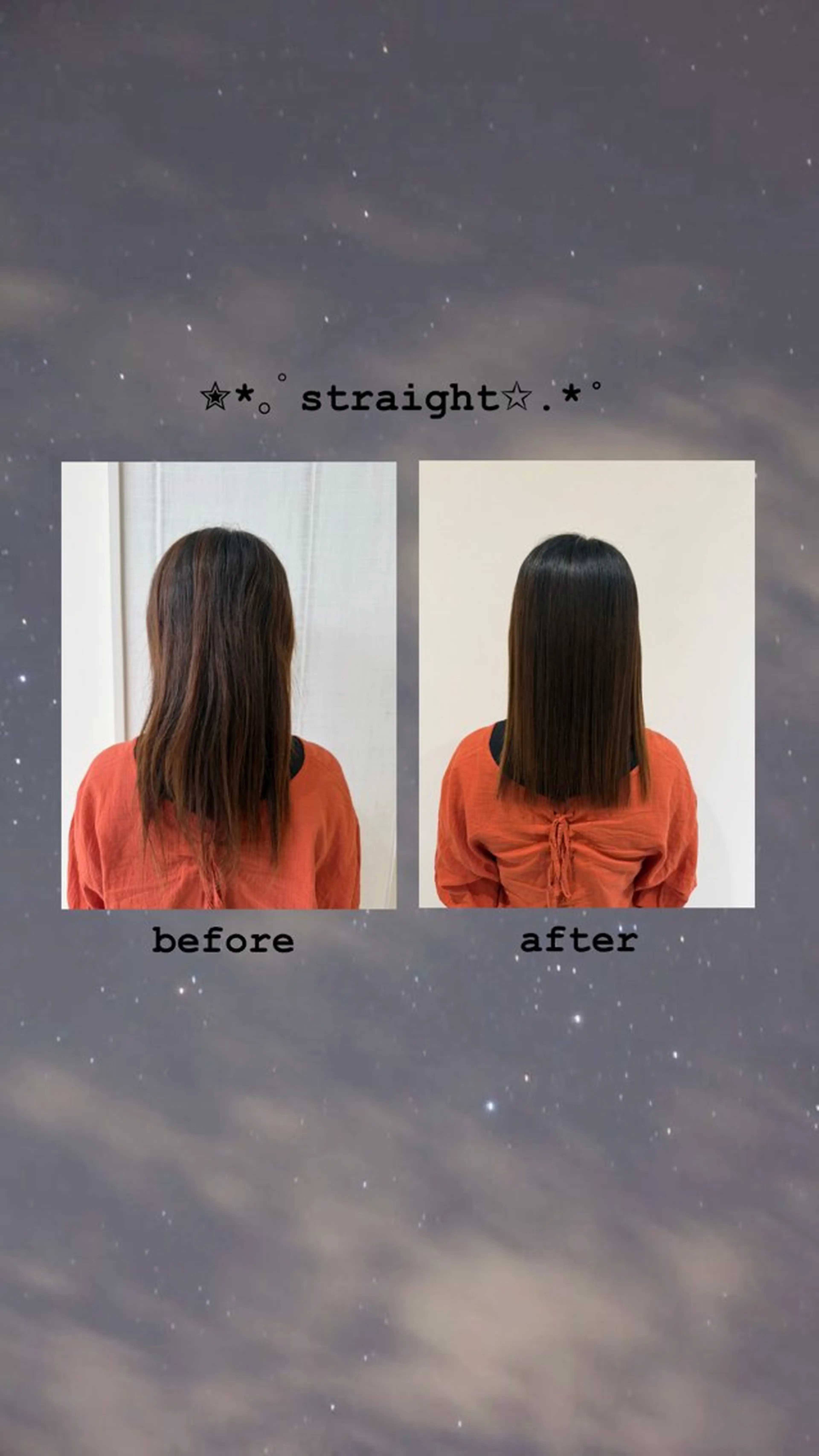 セミロング ワダ モエナのヘアスタイル