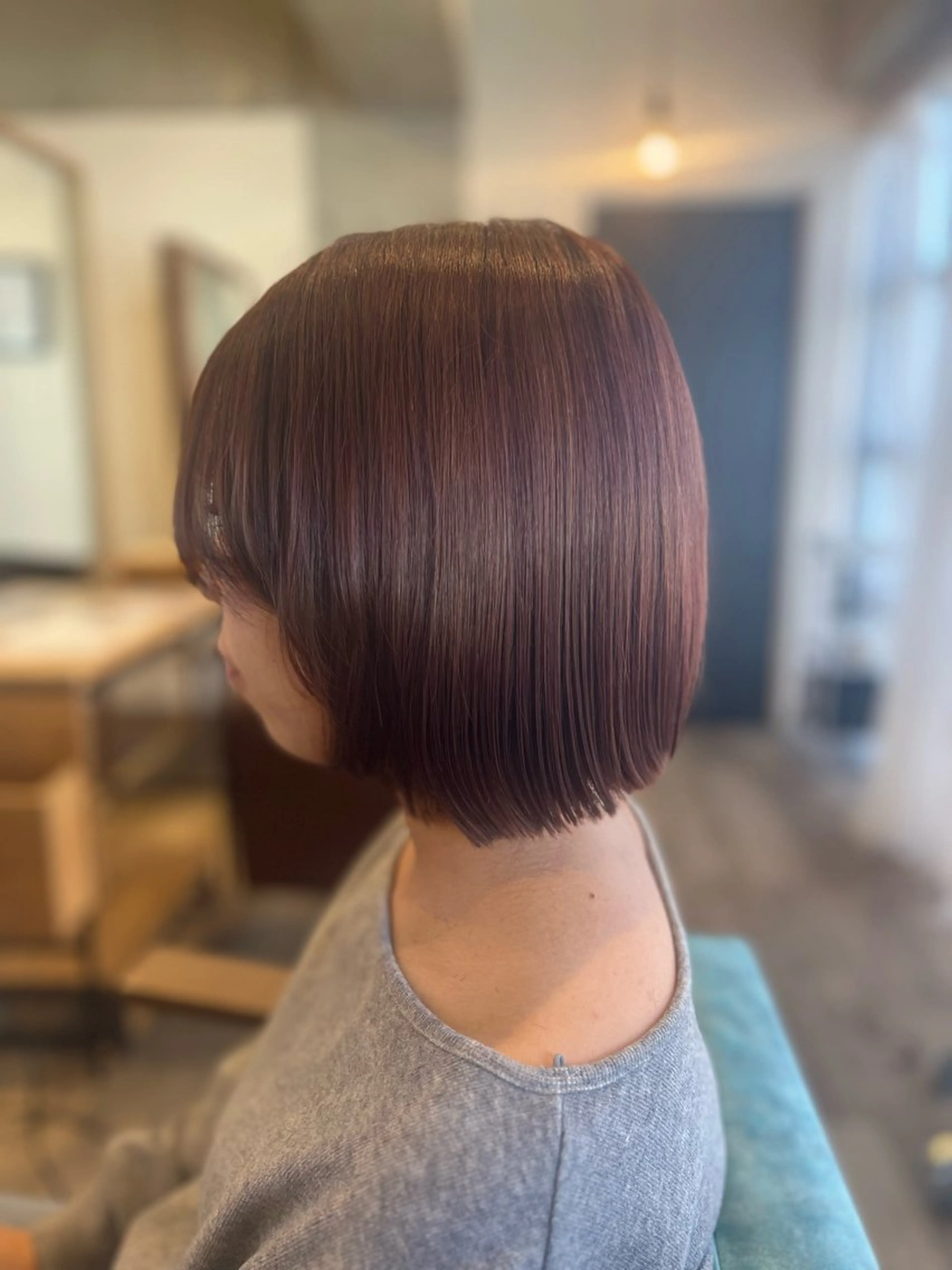 ショート ボブ 顔周りカット レイヤーカット 小顔カット Liere Muuのヘアスタイル