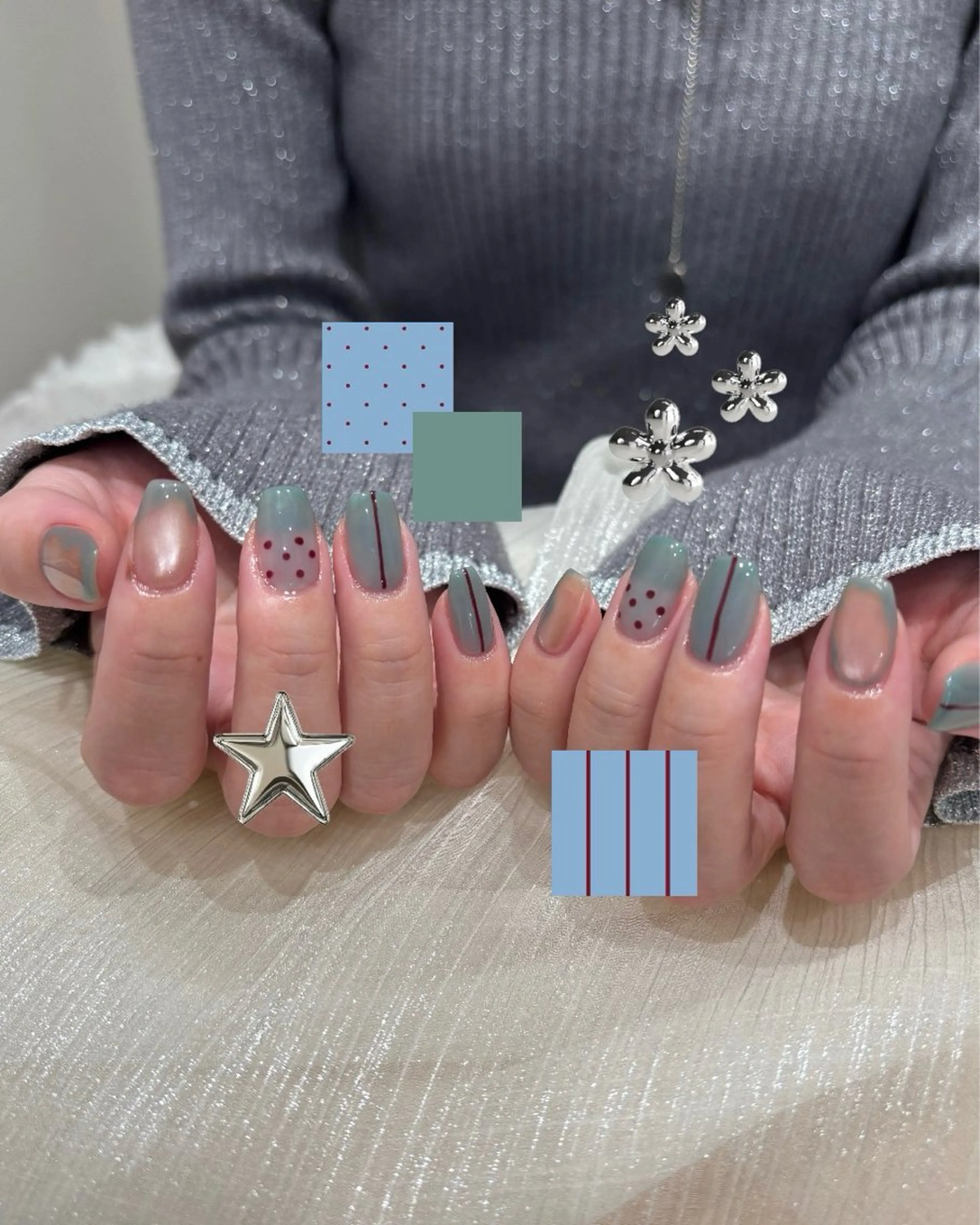 ネイル ハンドネイル NAILARTIST MIKAのネイルデザイン