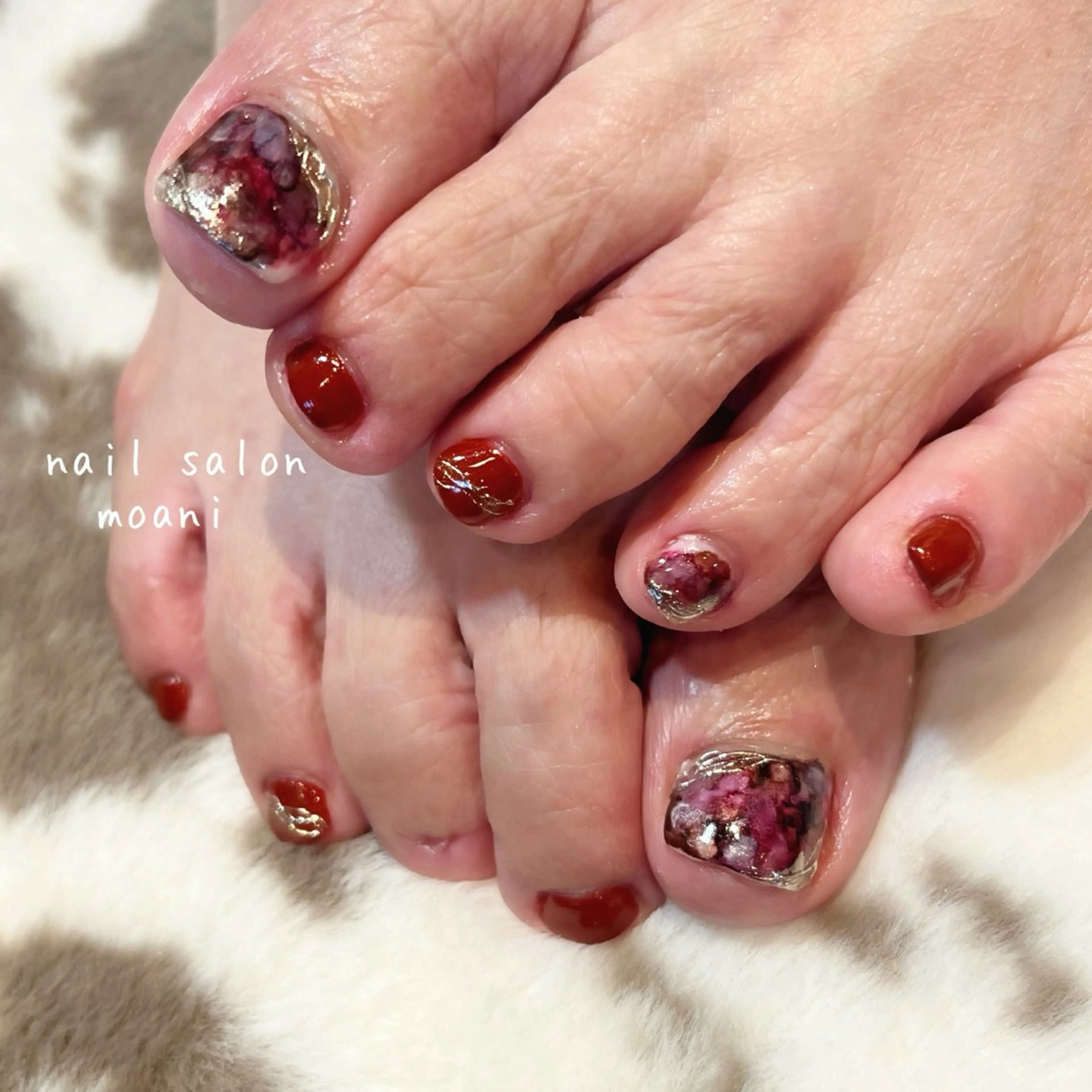 ネイル フットネイル 永由 光歩のネイルデザイン