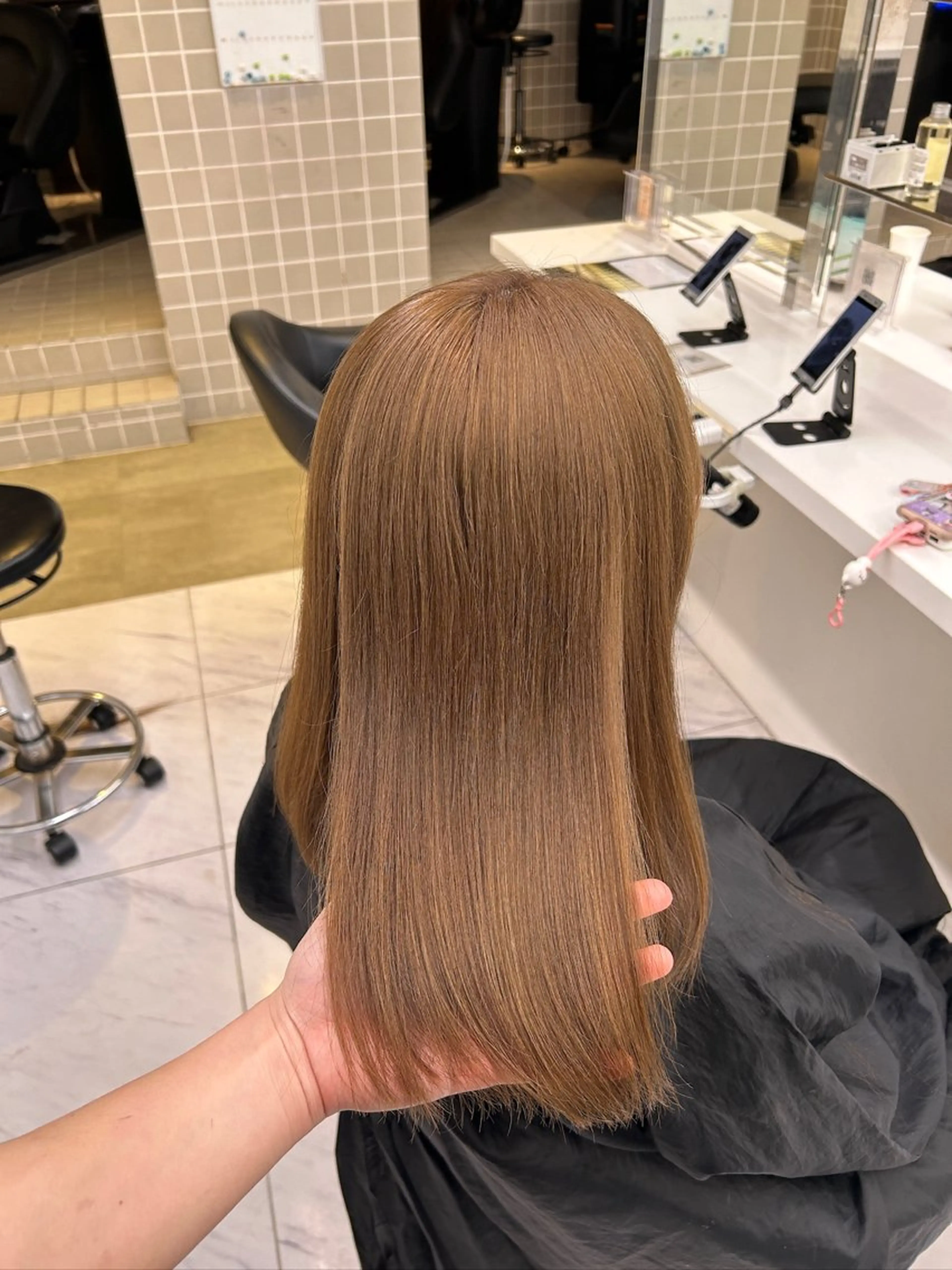 カラー カット ヘアカラー トリートメント ヘッドスパ ヘアセット 🥯縮毛/レイヤー/ ベージュヘア🥯のヘアスタイル