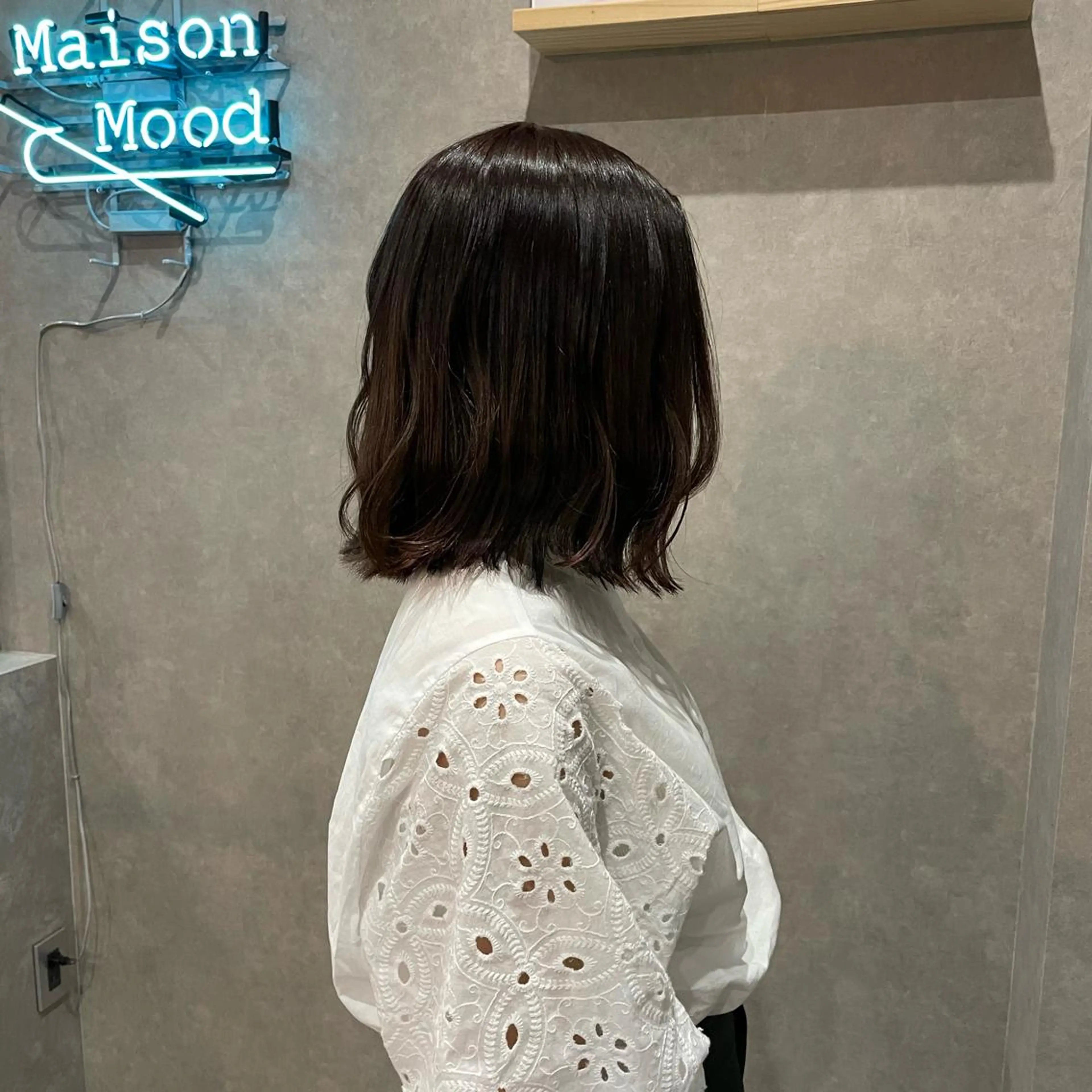 ミディアム カラー はちすか るかのヘアスタイル