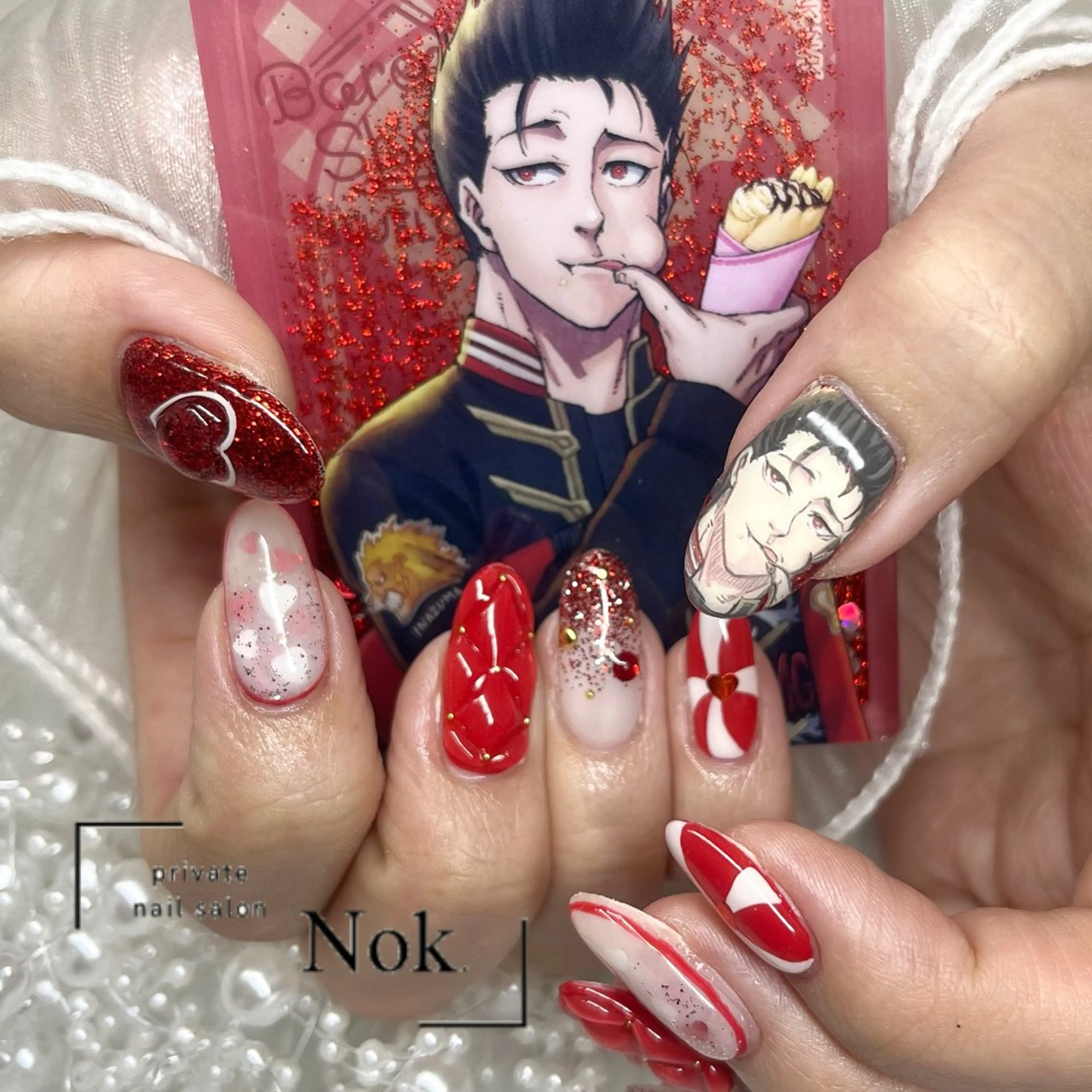 ネイル ハンドネイル 池袋痛ネイル Nok. 渡辺のネイルデザイン