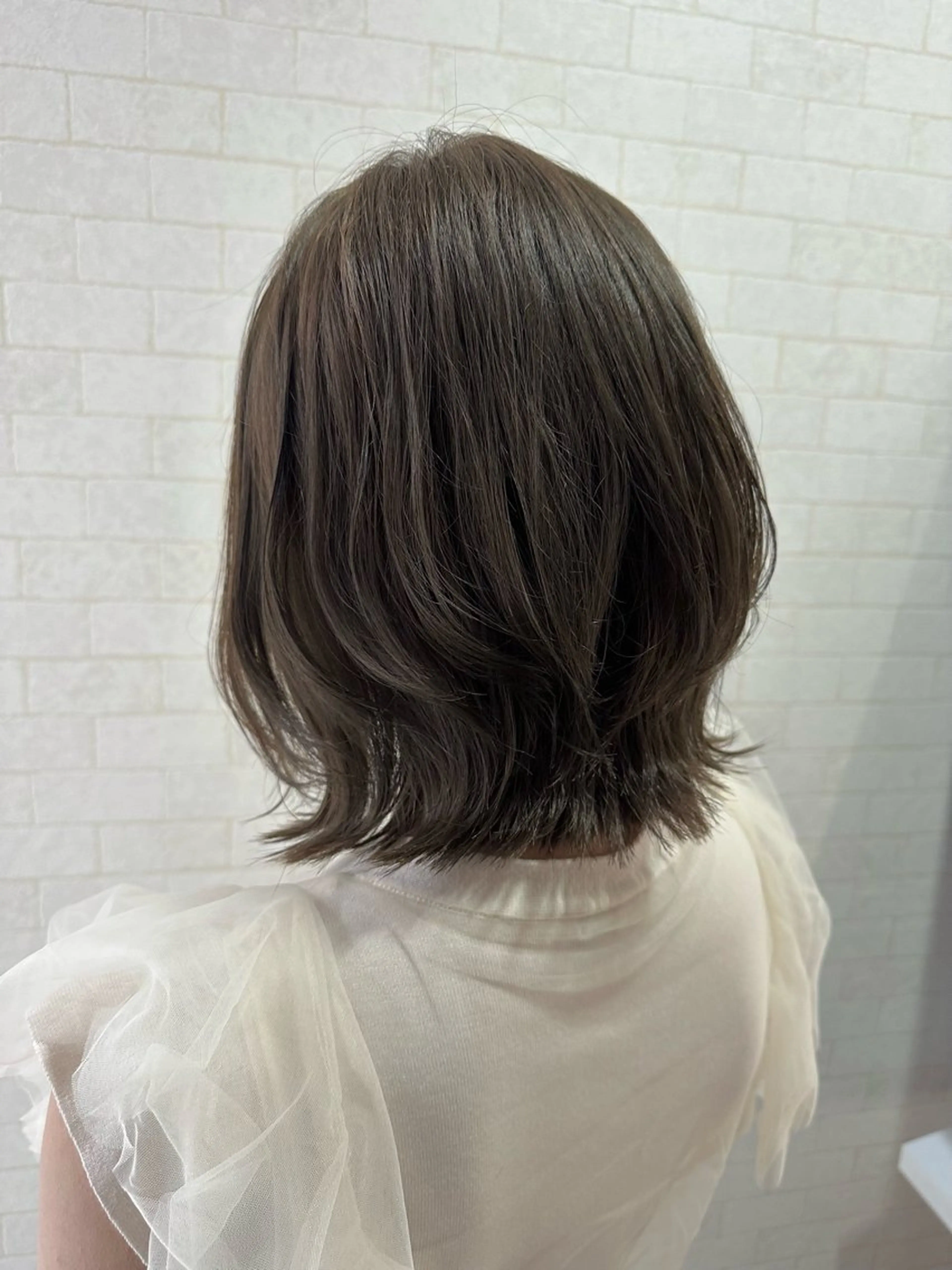 ミディアム カラー ミディアムパーマ 透明感カラー ハイライトカラー 顔周りカット ハイライト 💎ハイライトカラー /髪質改善カラー💎のヘアスタイル