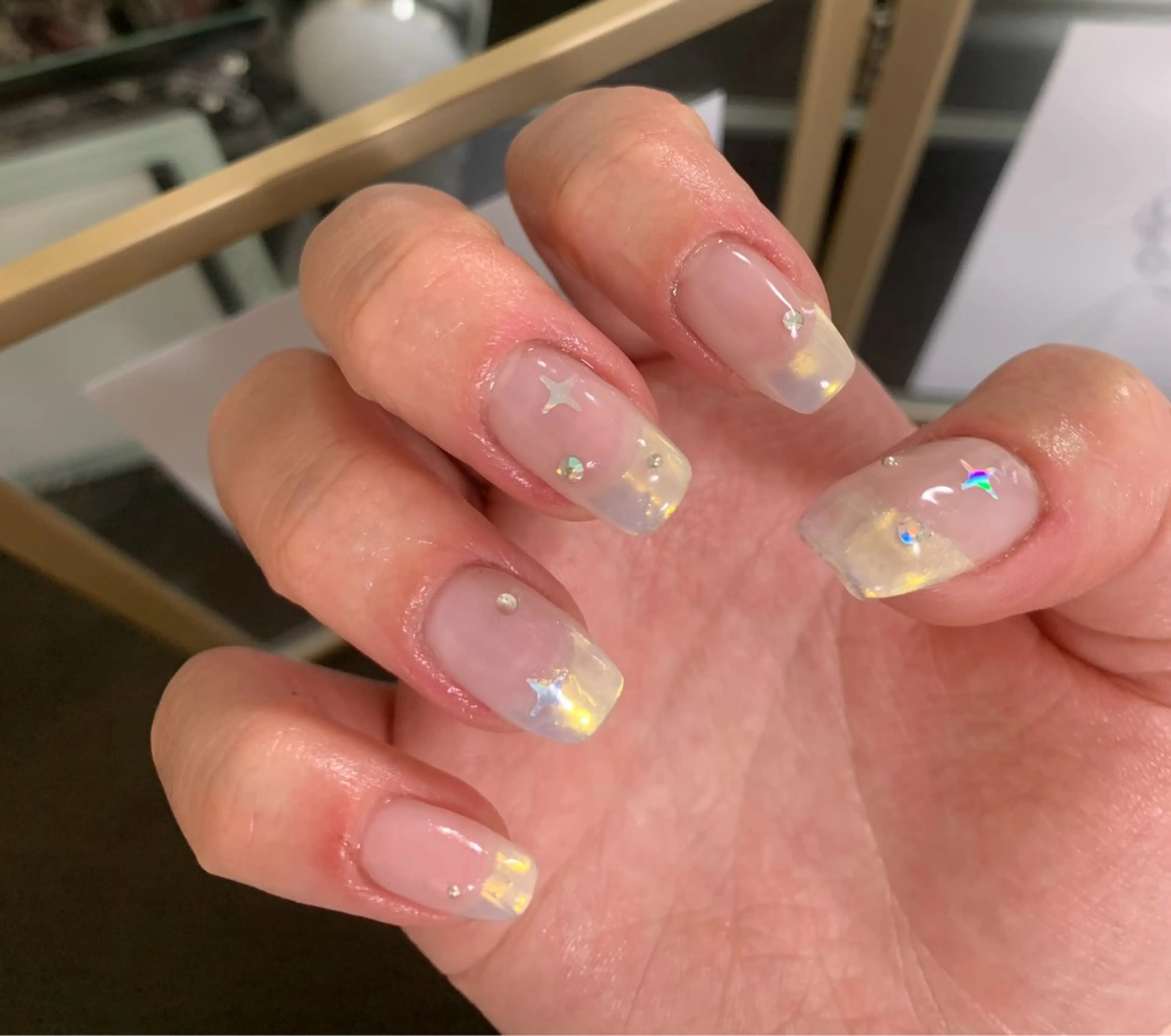ネイル ハンドネイル ハンドケア nail room LUNA⋆౨ৎ˚⟡のネイルデザイン