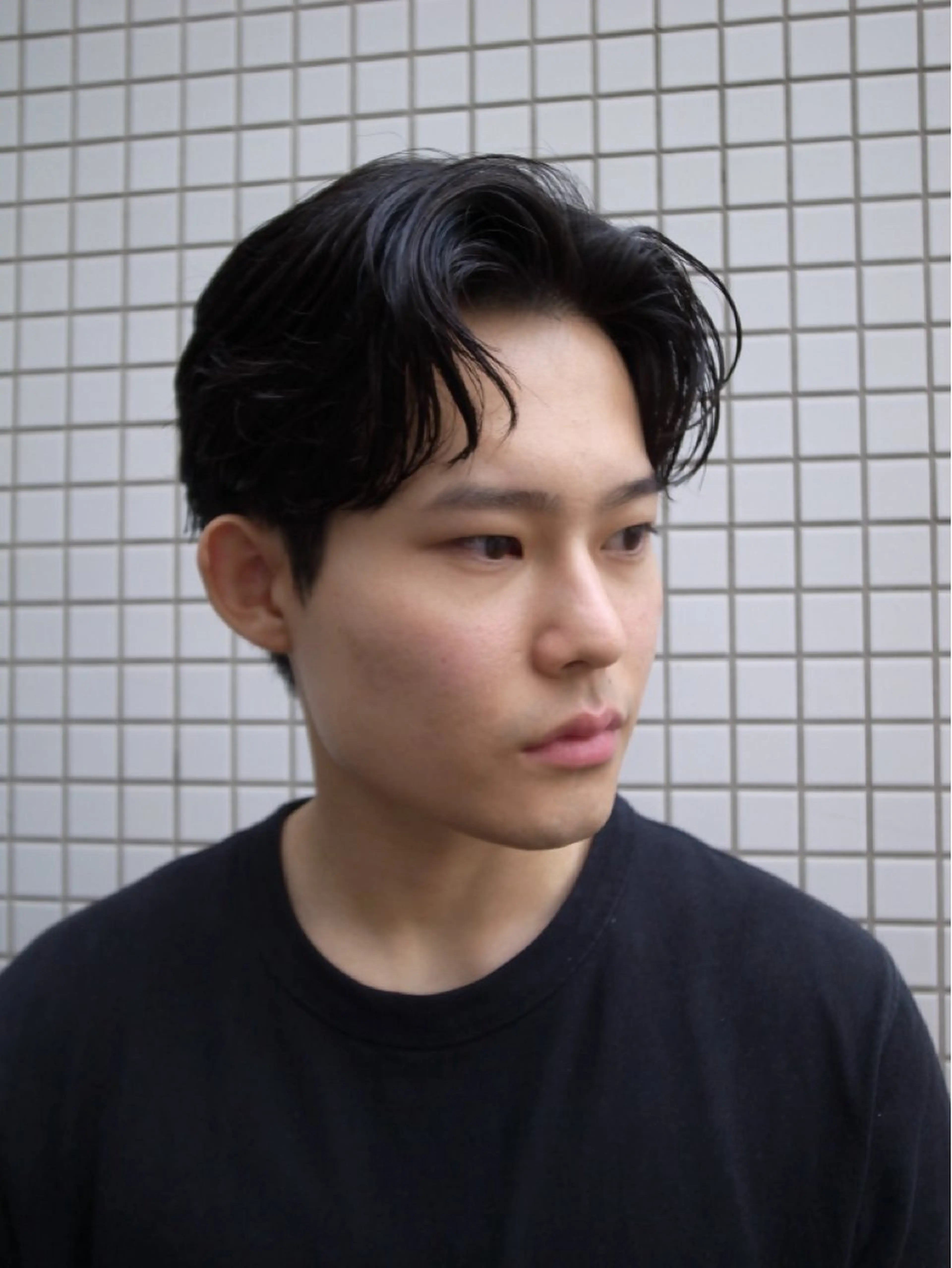 ショート パーマ メンズ メンズパーマ ニュアンスパーマ カット パーマ 💈メンズフェード 特化DAIYA💈の眉毛・アイブロウイメージ