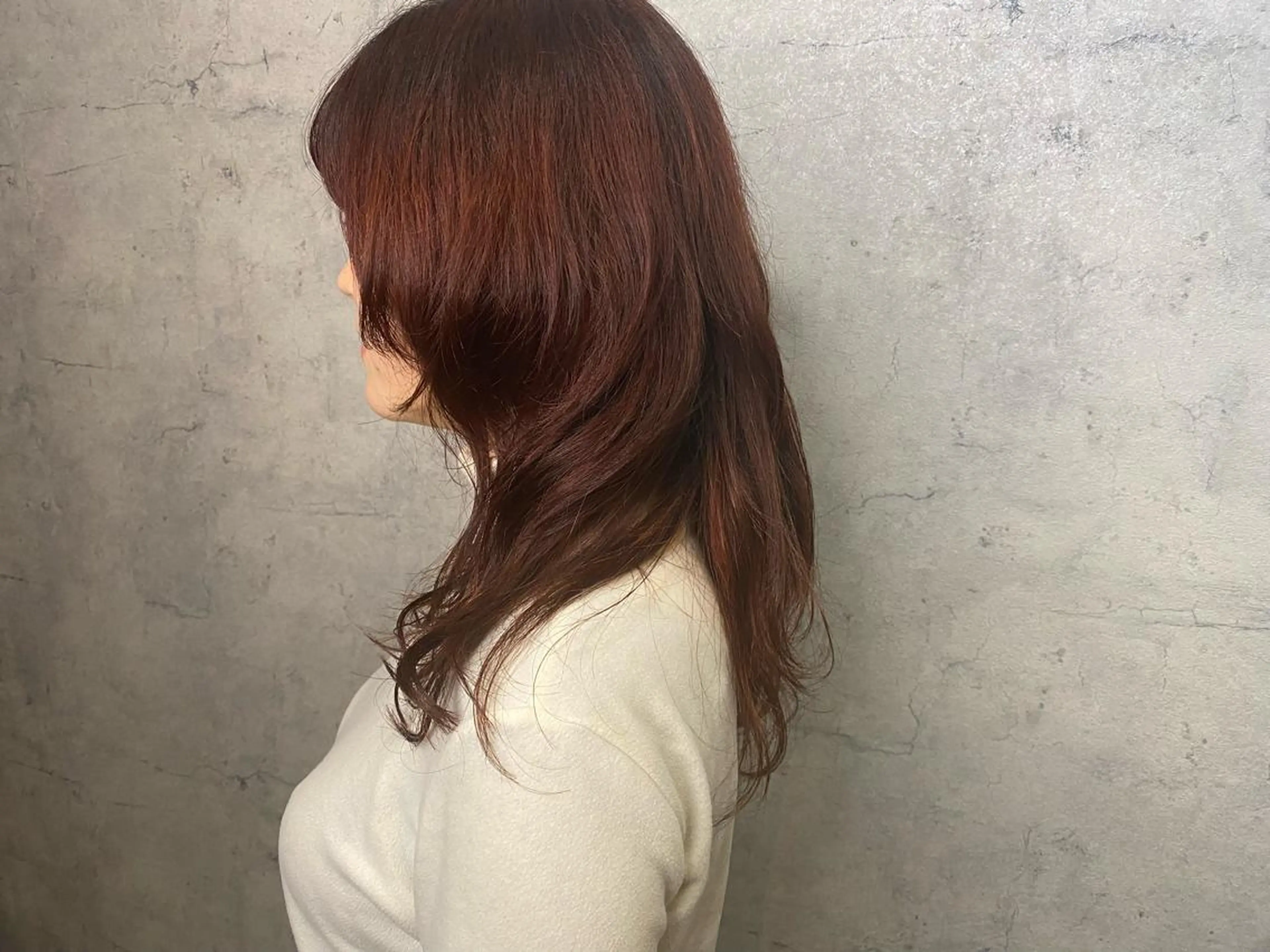 セミロング カット ヘアカラー トリートメント vato バトのヘアスタイル