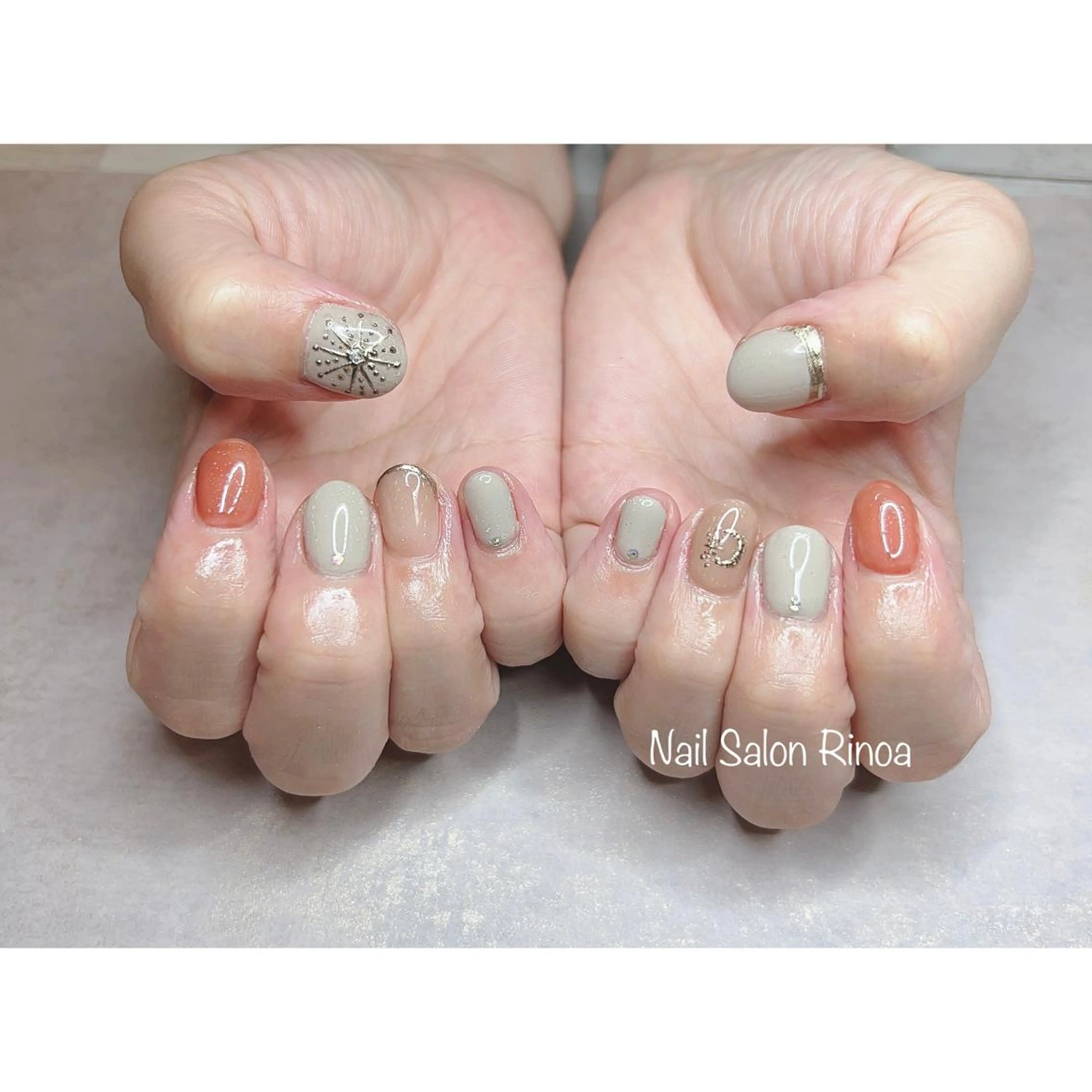 ネイル ハンドネイル フットネイル Nail Salon Rinoaのネイルデザイン
