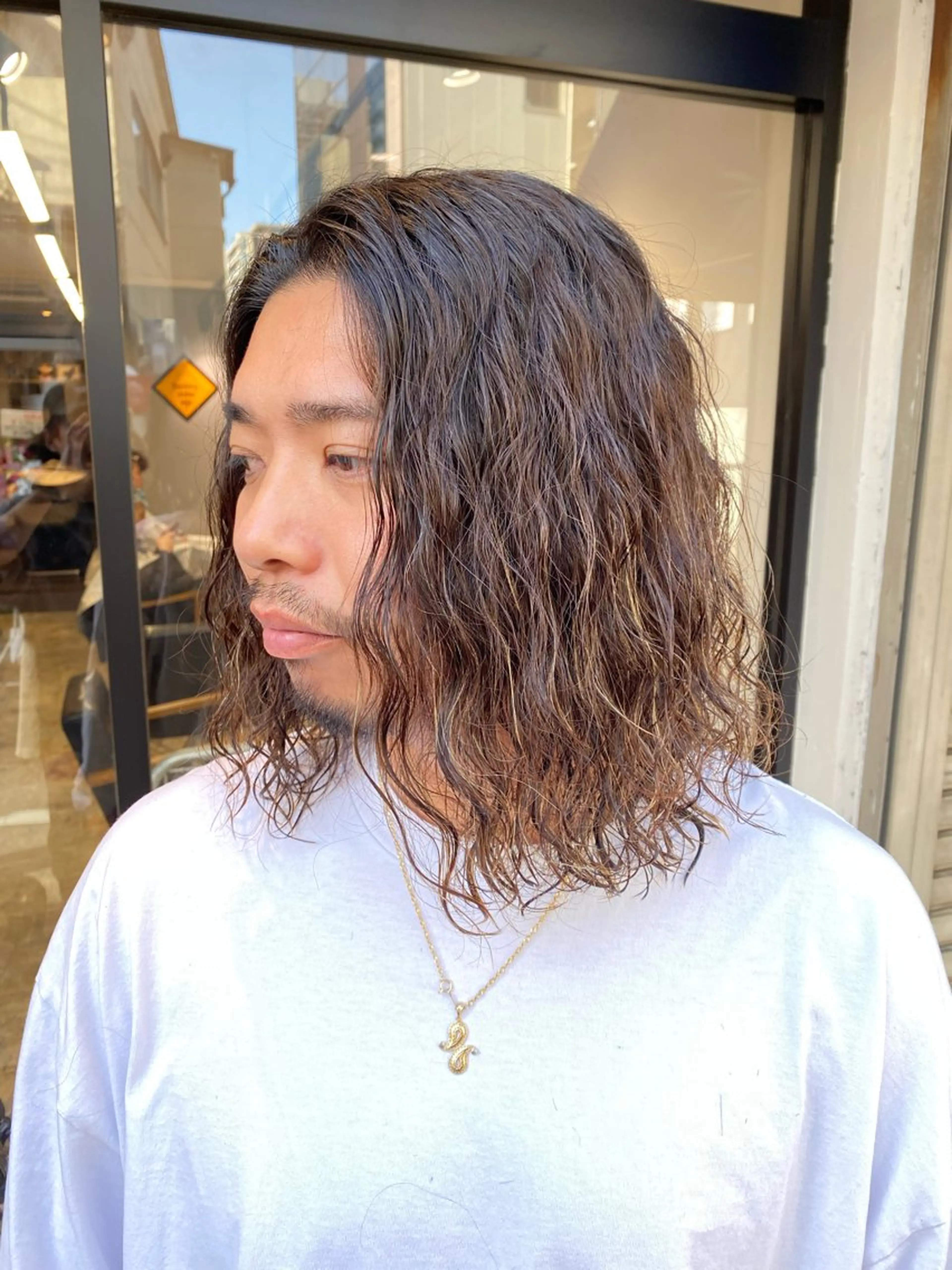 ロング パーマ メンズ メンズパーマ カット パーマ トリートメント メンズパーマ/鈴木 雅也/メンズカットのヘアスタイル