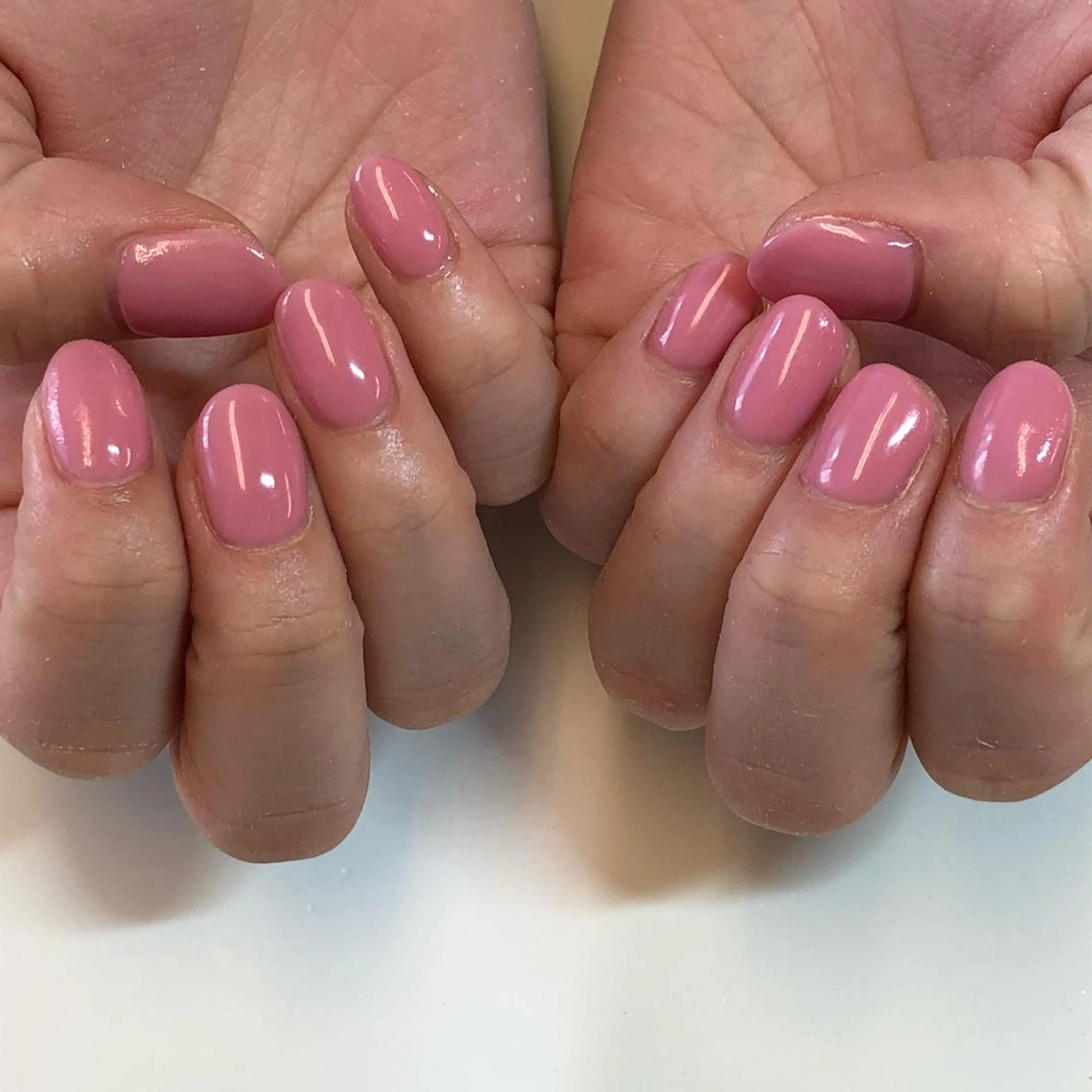 ネイル ワンカラーネイル 春ネイル KIREIE NAILSのネイルデザイン