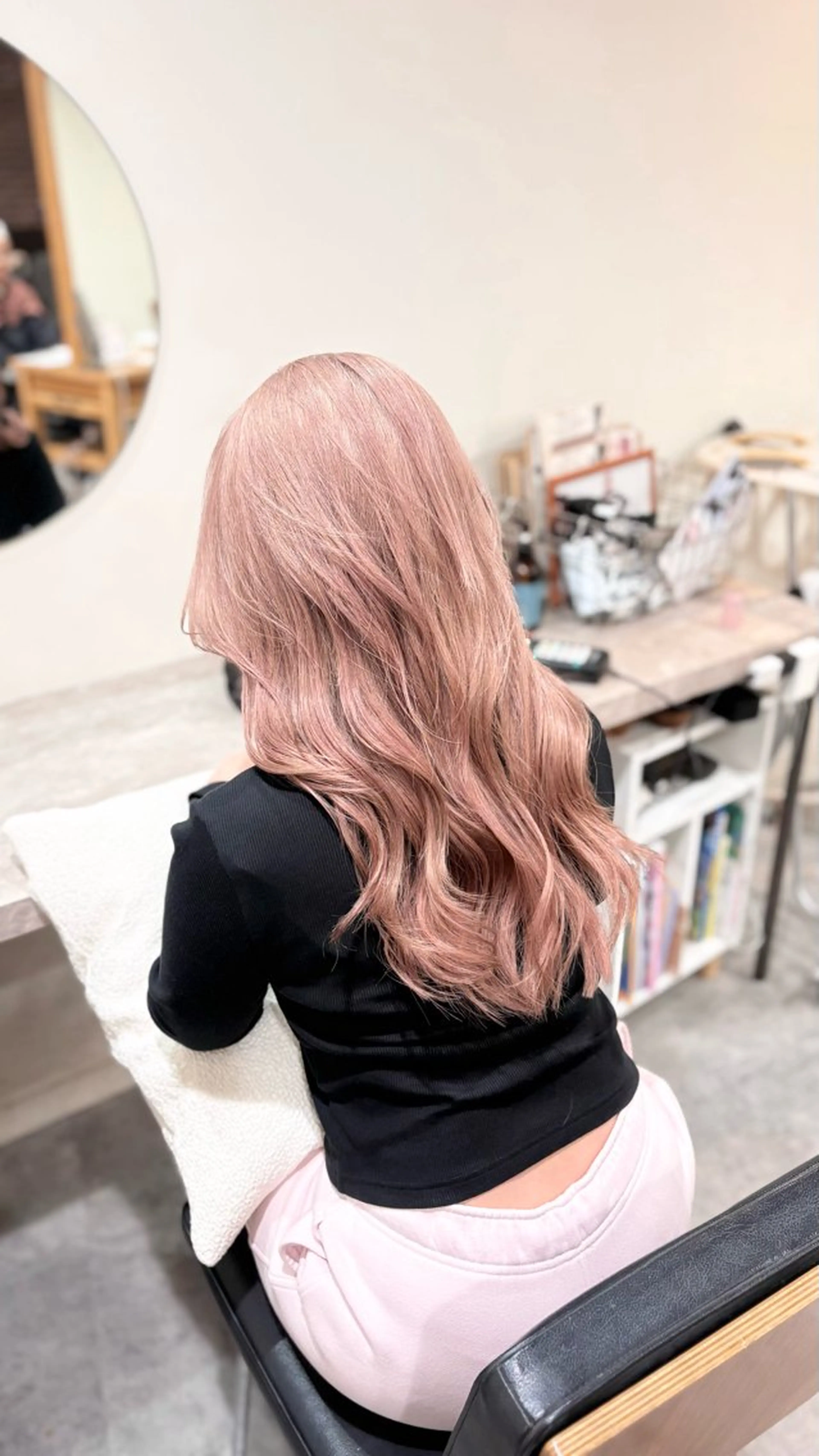ロング カット ヘアカラー 艶カラー🫧/韓国 レイヤー/愛珠🎀のヘアスタイル