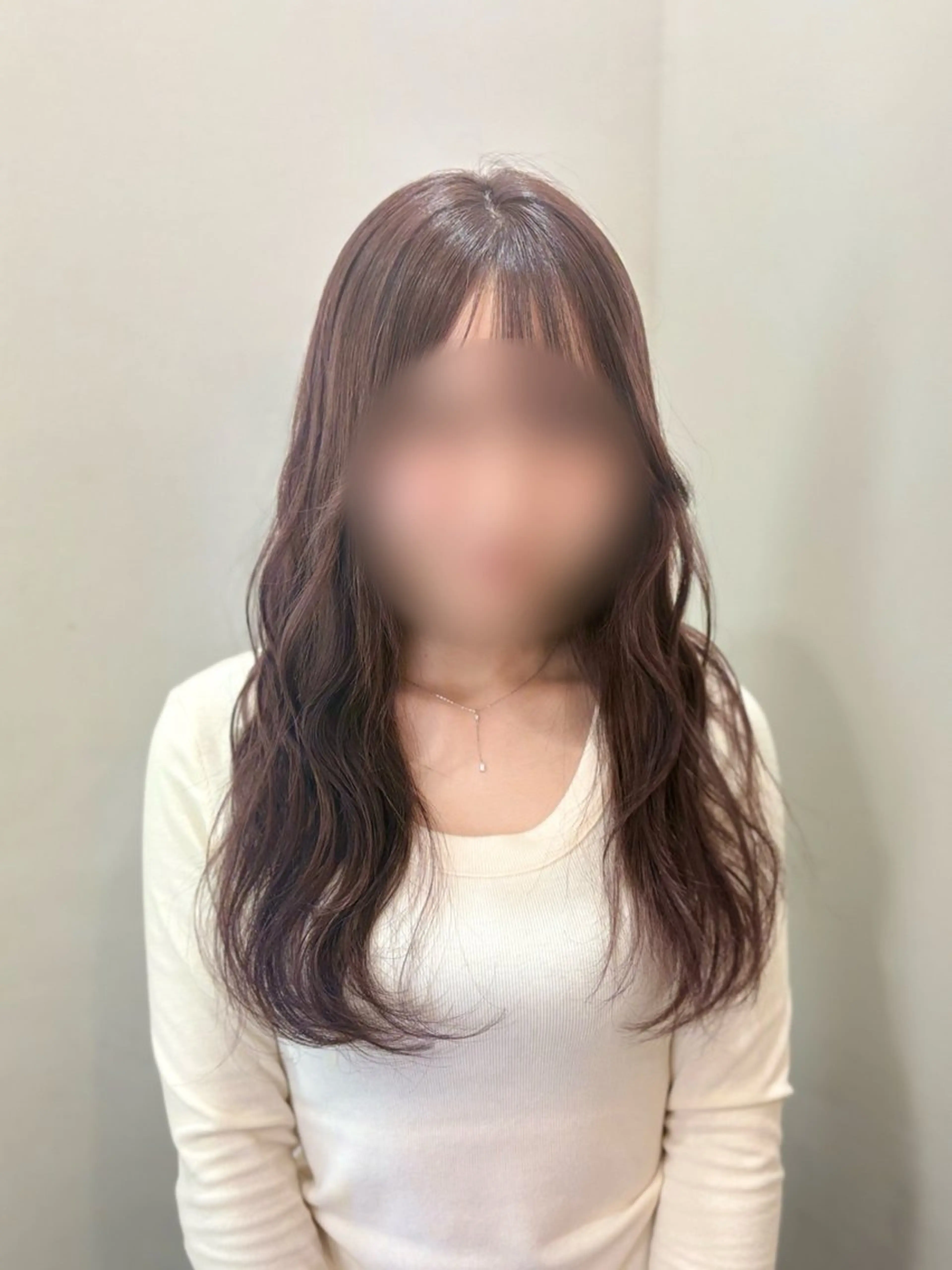 ロング ヘアカラー トリートメント 🎀透明感カラー 🐈ナズナのヘアスタイル