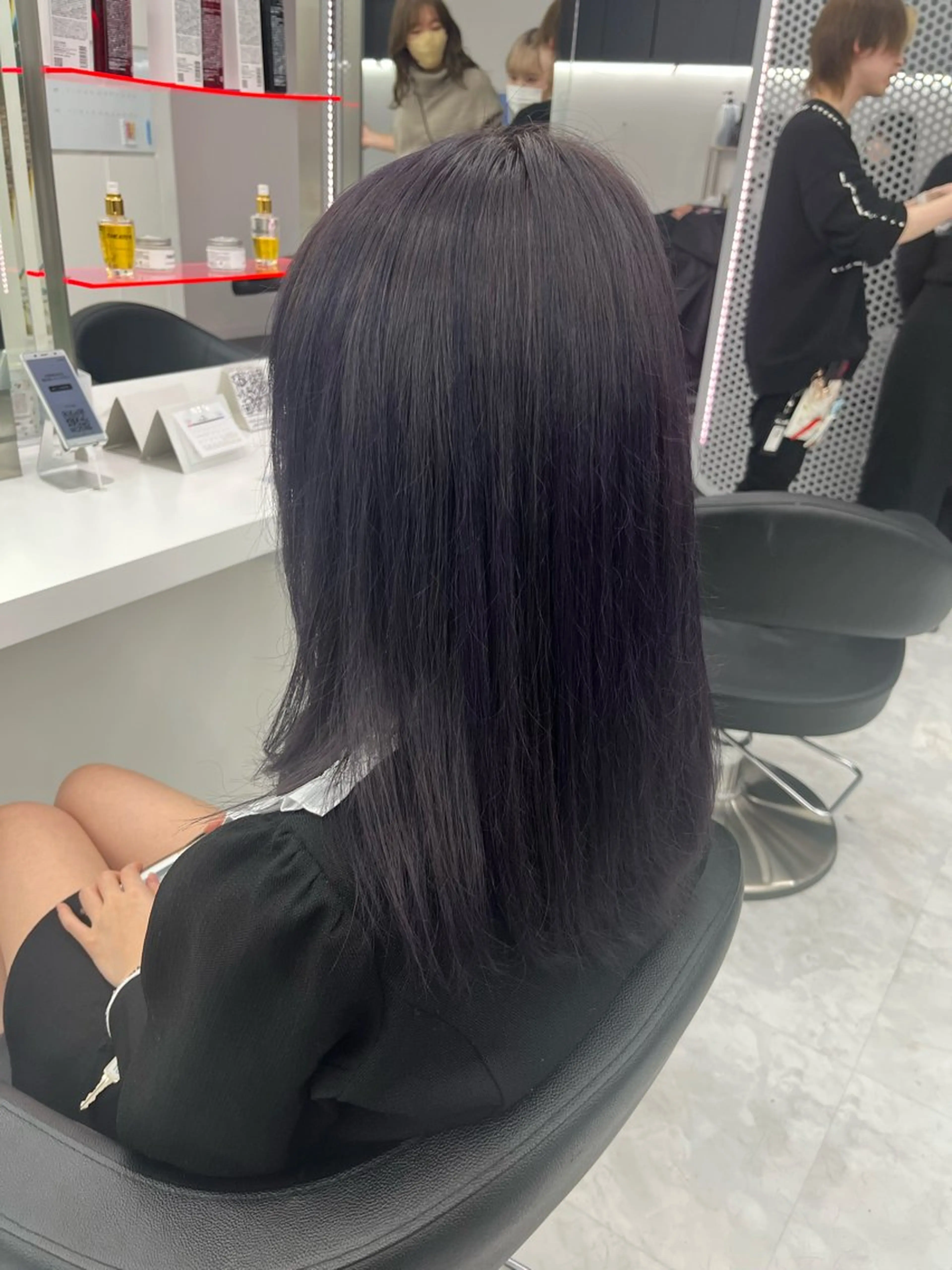 ロング カラー ディープラベンダー ラベンダーカラー ヘアカラー 💖トレンド春夏 カラー💖FUTAのヘアスタイル
