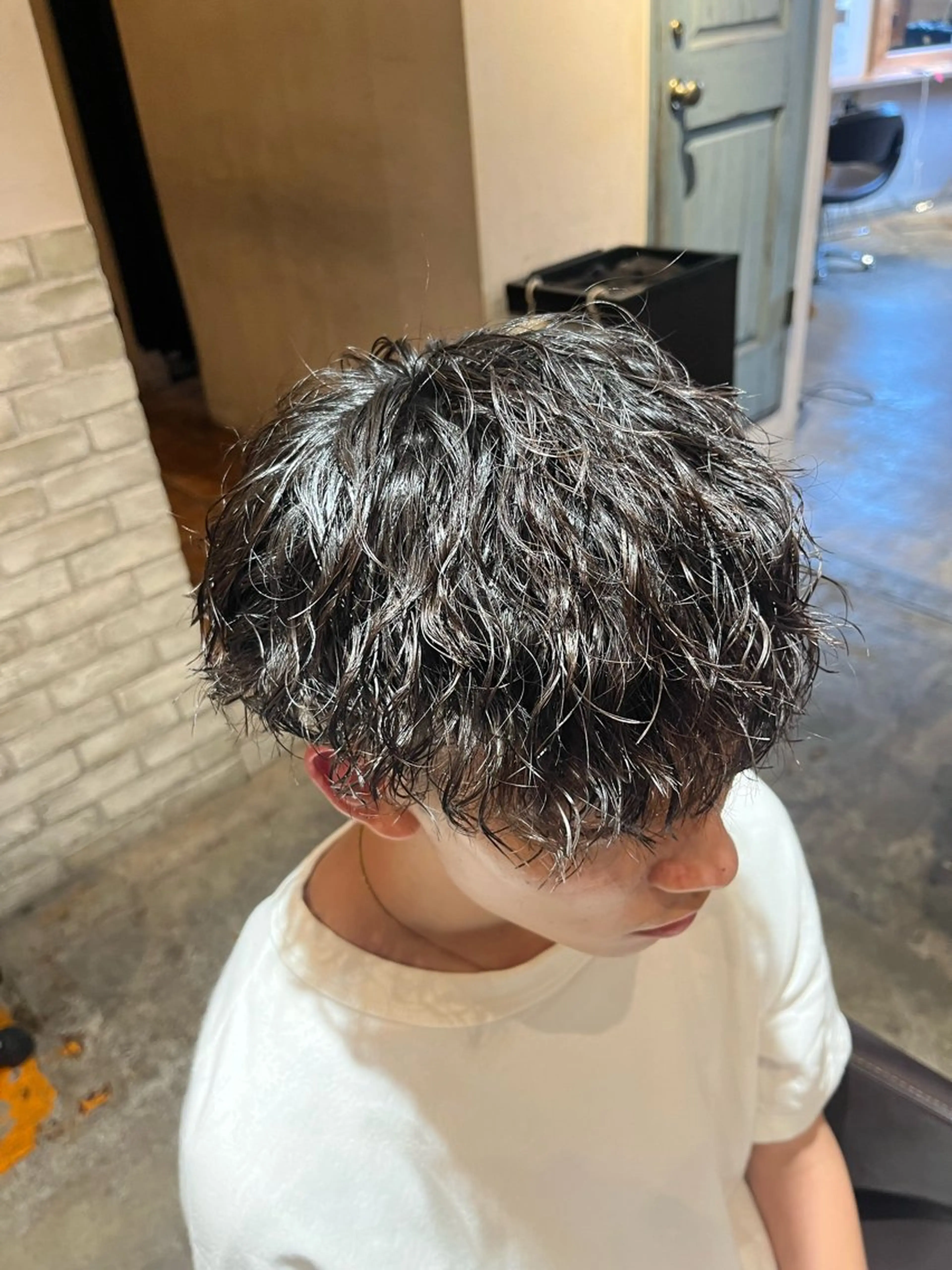 パーマ メンズ カット パーマ トリートメント ヘアセット 💈メンズパーマ特化 店長望月謙二郎💈のヘアスタイル