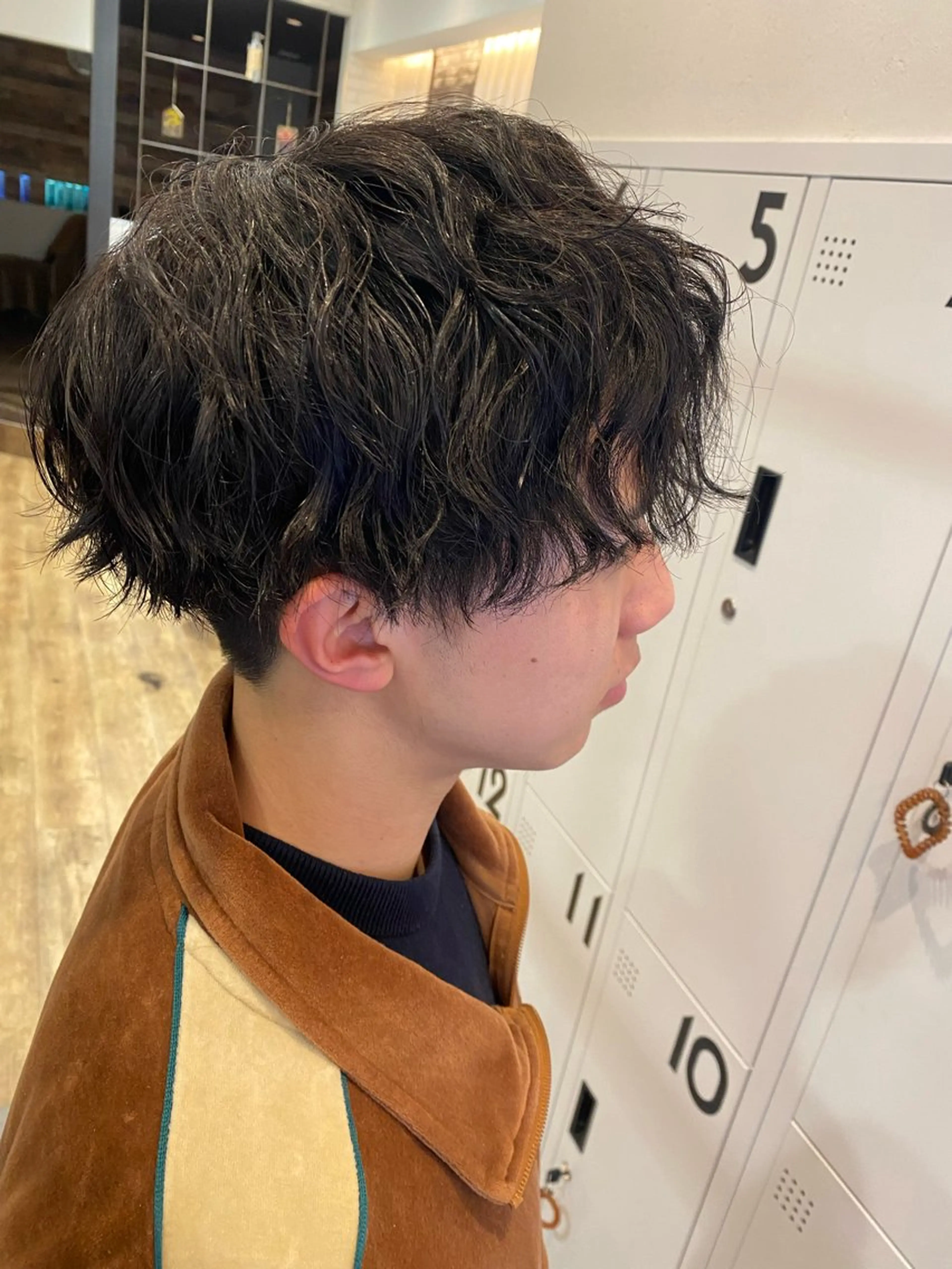 パーマ メンズ 新谷 桃子のヘアスタイル