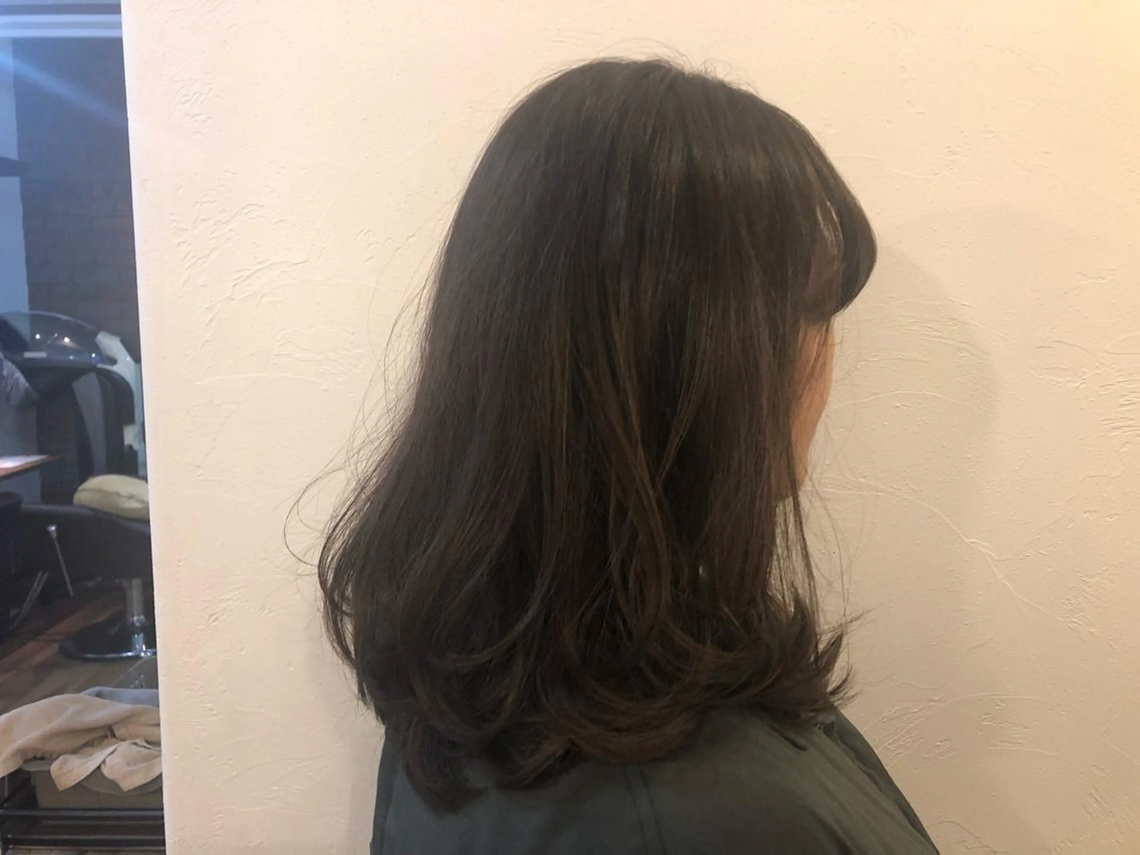 ロング カラー アッシュ アッシュグレー かわい りなのヘアスタイル