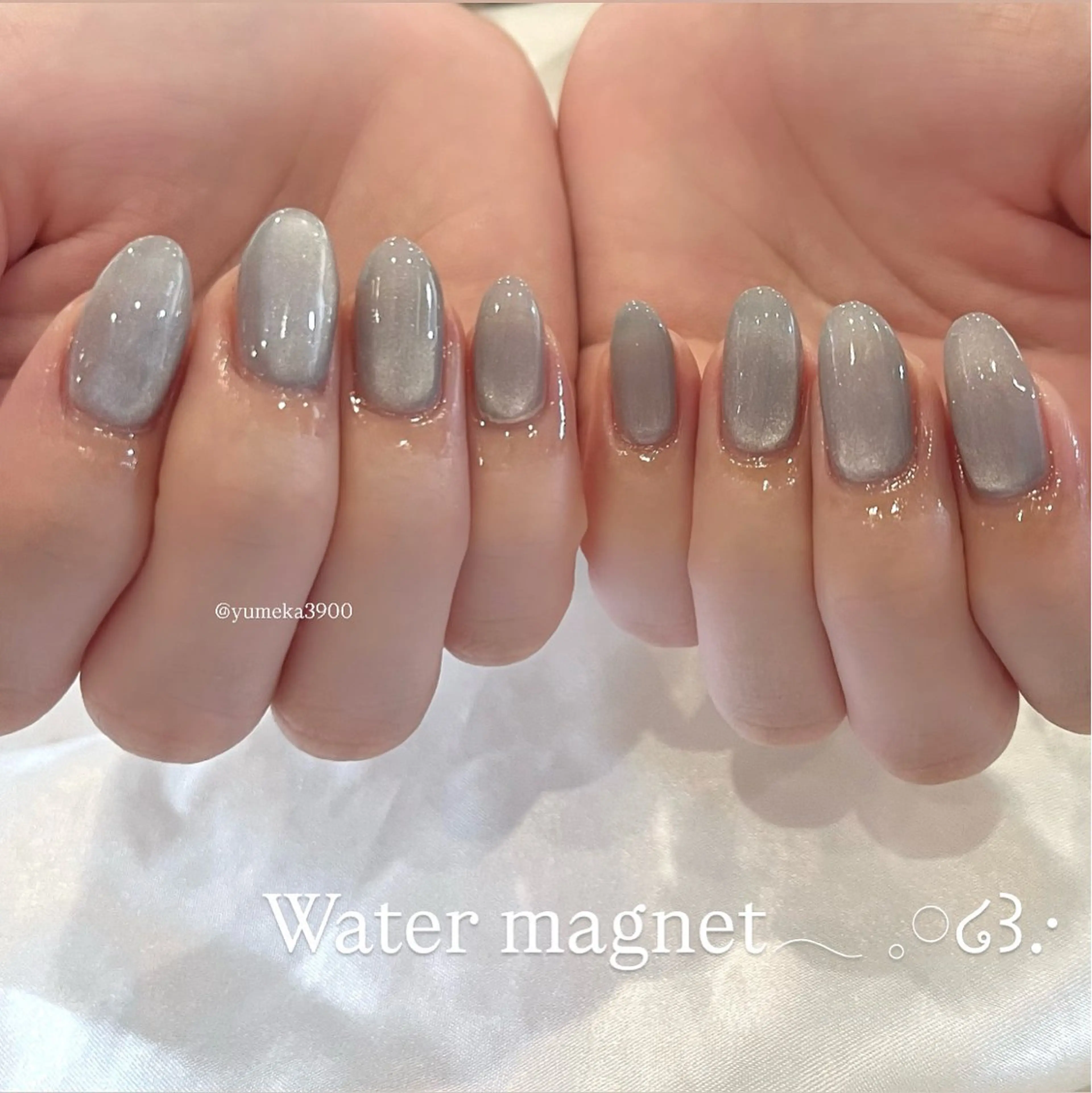 ネイル マグネットネイル ハンドネイル ♡Tajima Yumeka♡のネイルデザイン