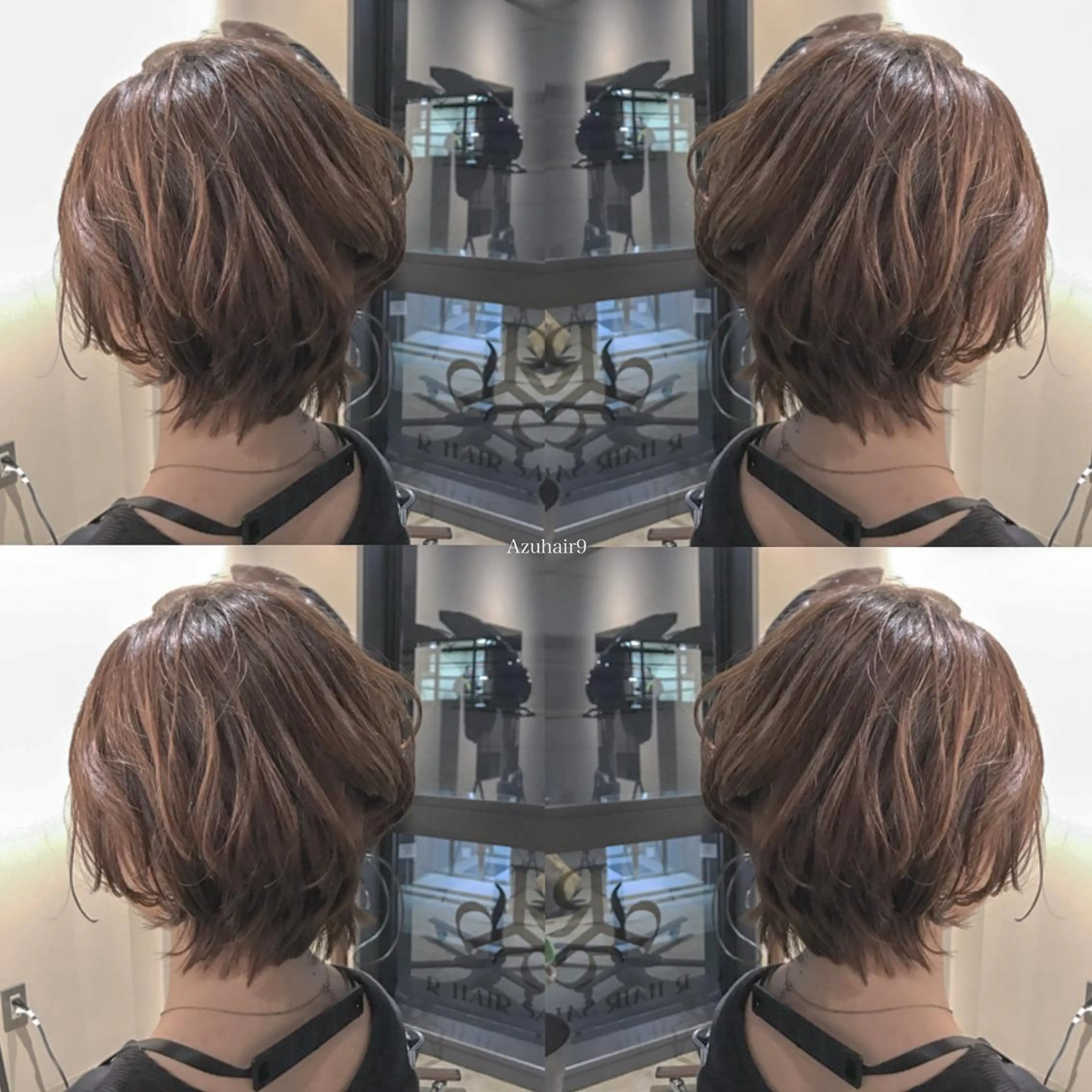 ショート カラー RHAIRSALON 西山梓のヘアスタイル