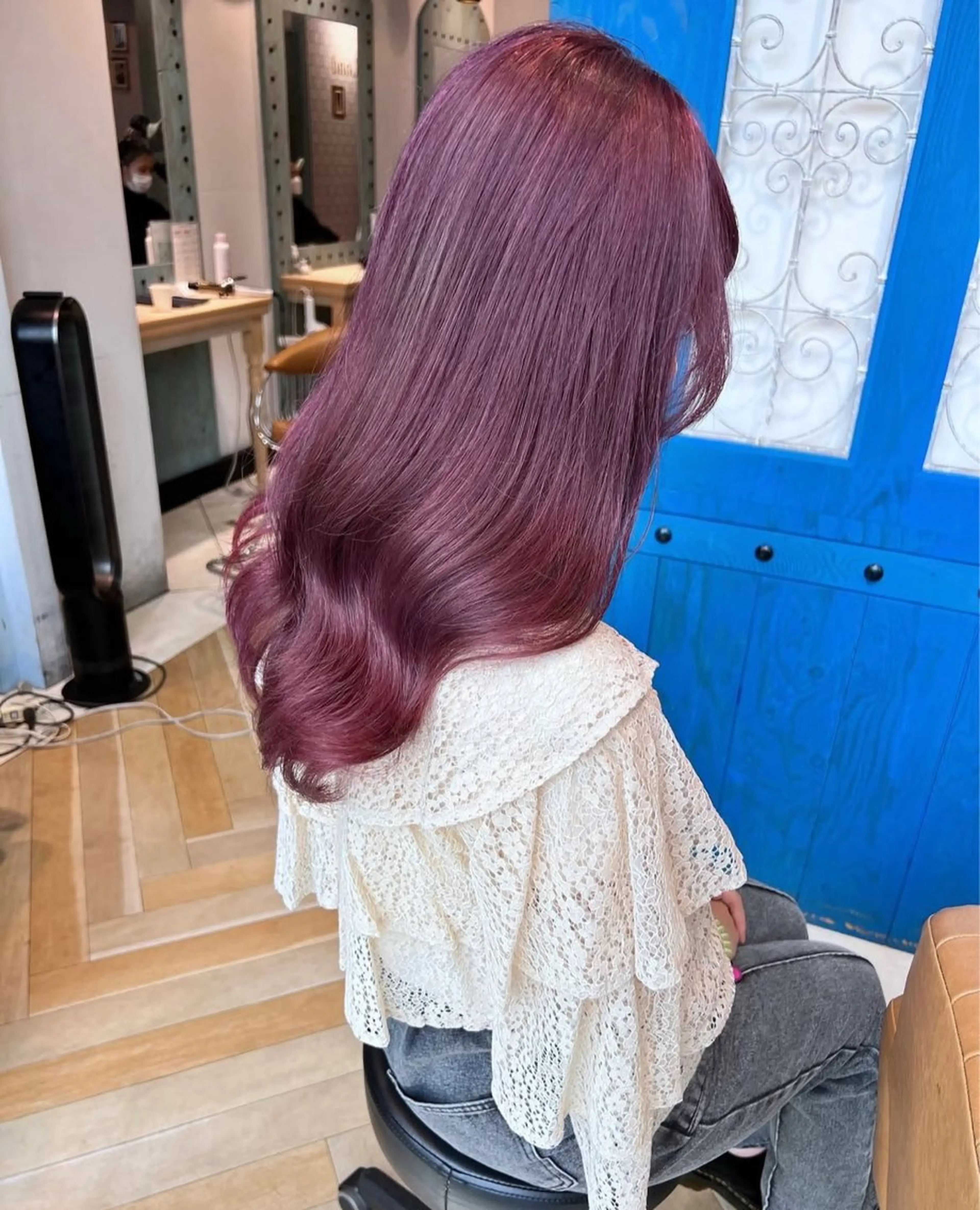 《🎀韓国風ハイトーン🎀》ブリーチ＋カラー＋トリートメント🪽🩰の写真