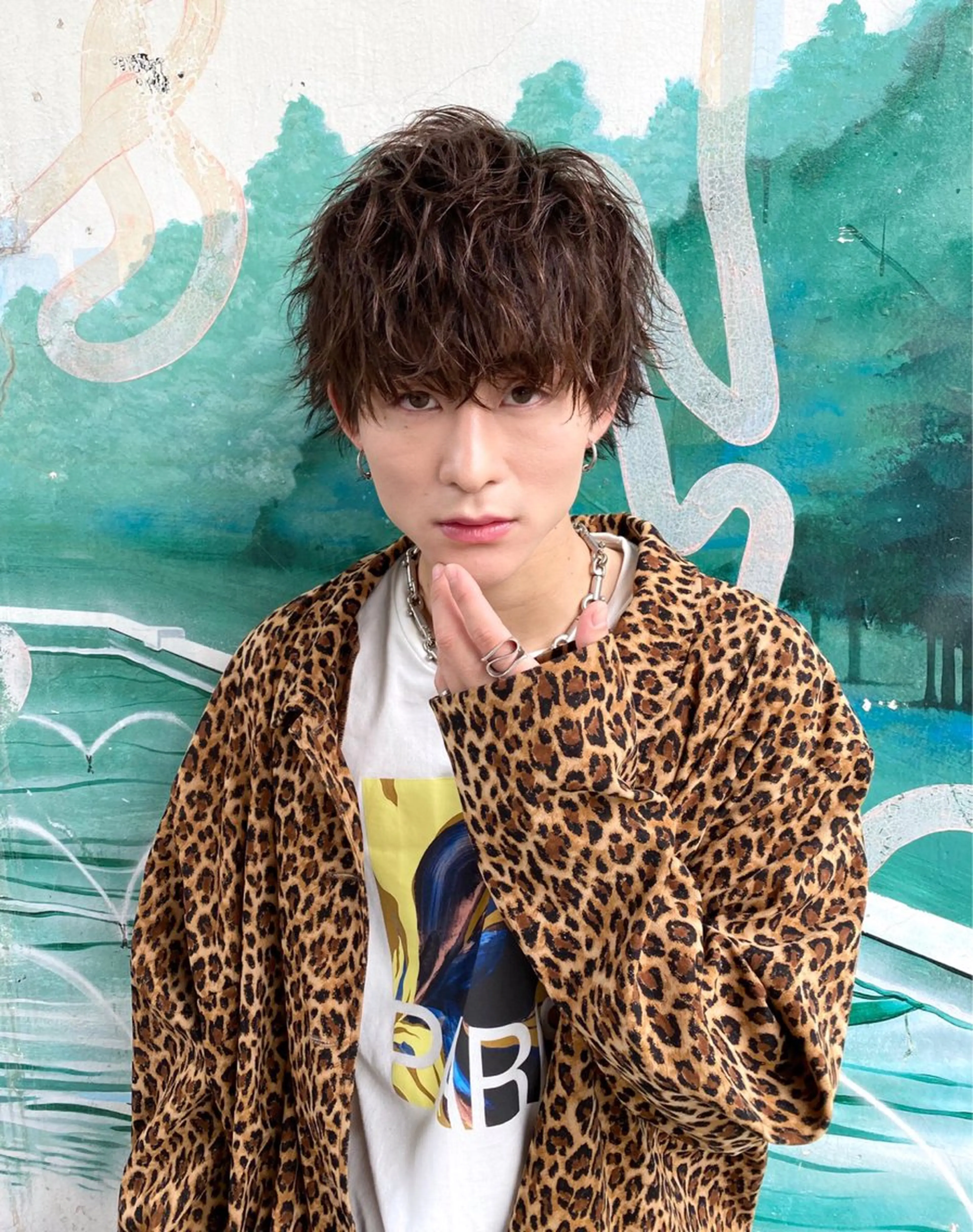 ミディアム カラー ヘアアレンジ ヘアカラー トリートメント ヘッドスパ ヘアセット ✨【公式】渋谷メンズ サロン BLUCK✨のヘアスタイル