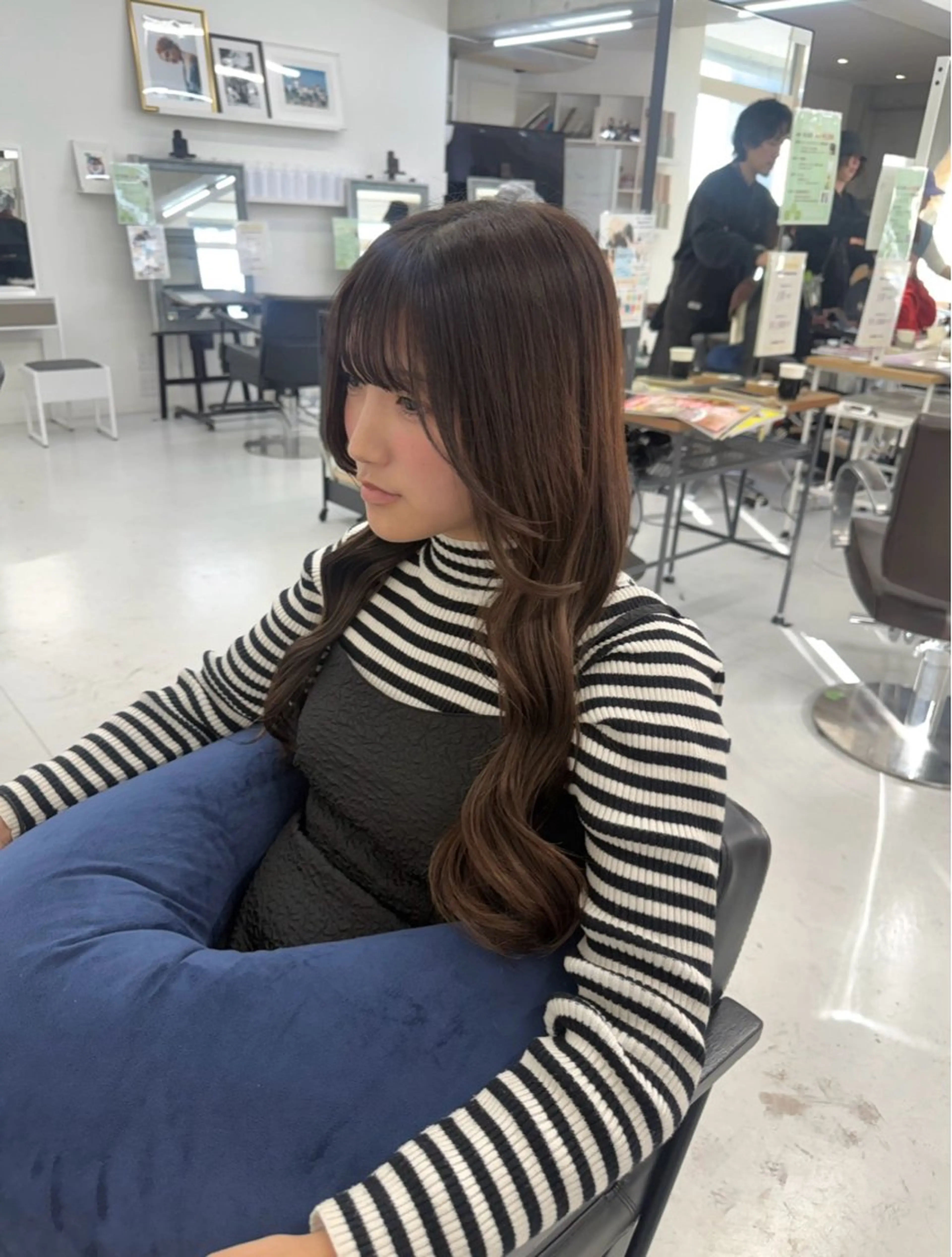 ロング カット ヘアカラー トリートメント 榎本雪来⛄️ メンズカット✂️のヘアスタイル