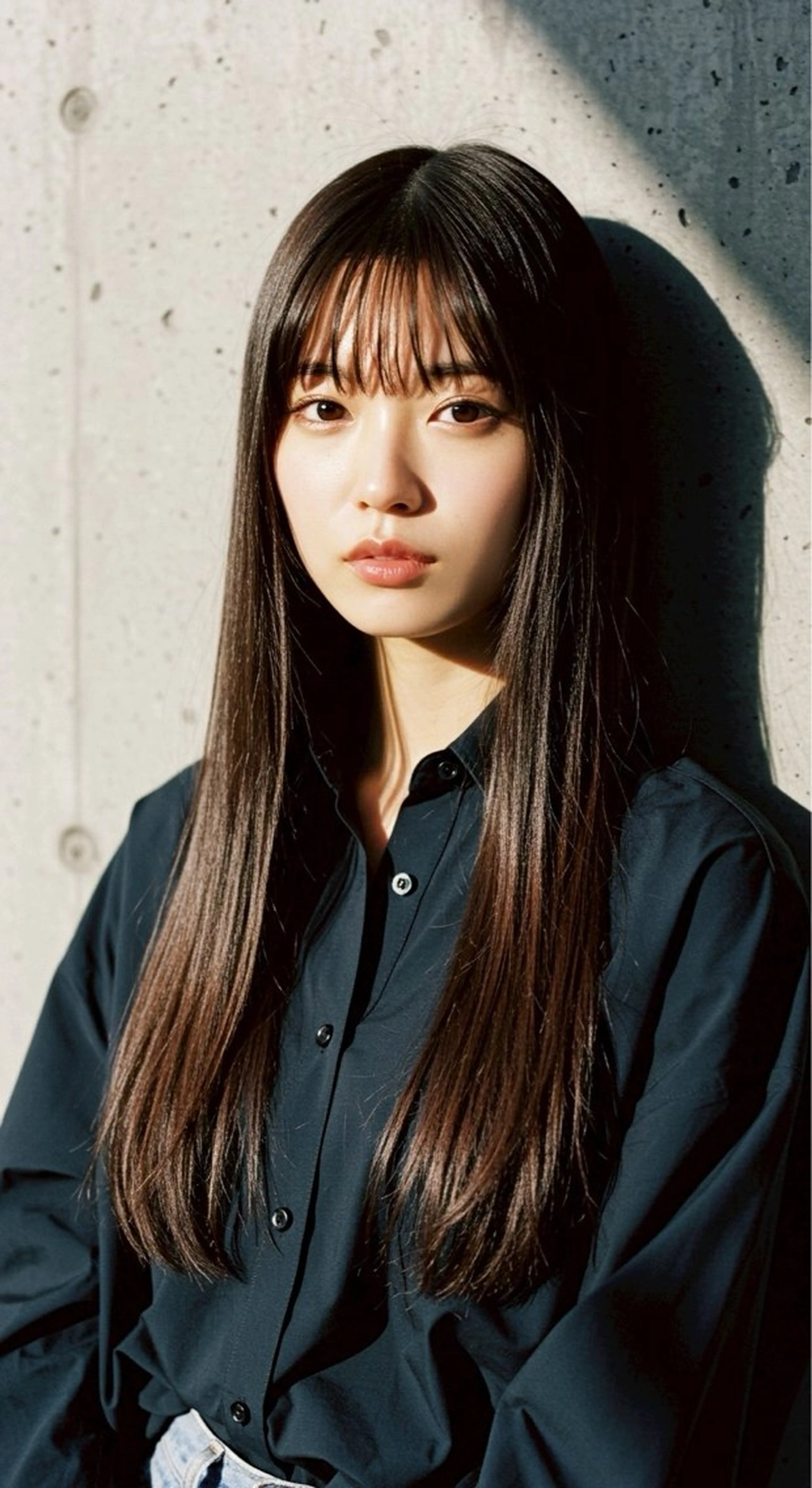 ロング 土肥 美羽のヘアスタイル