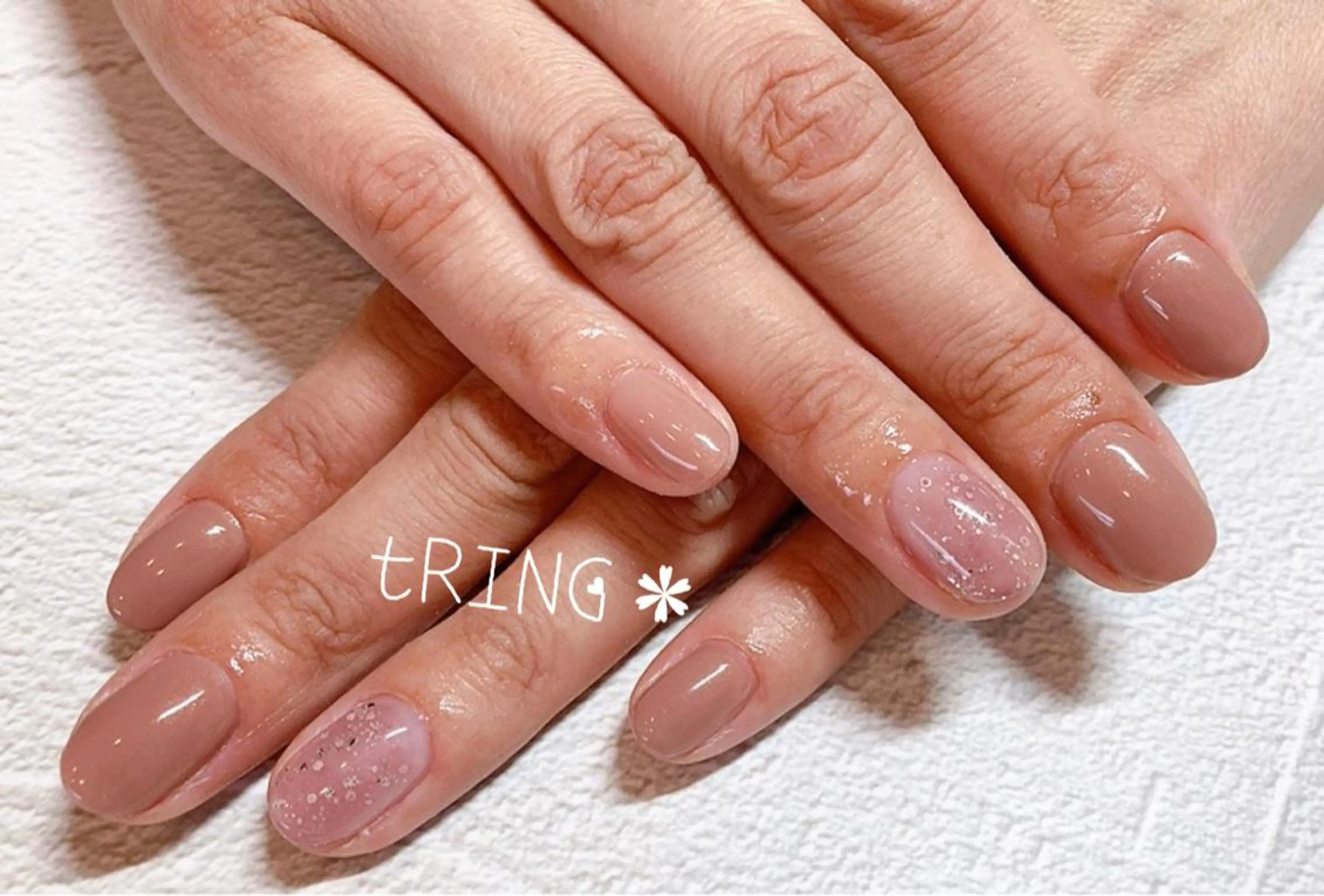 ネイル ハンドネイル tRING＊ しいの木台のネイルデザイン