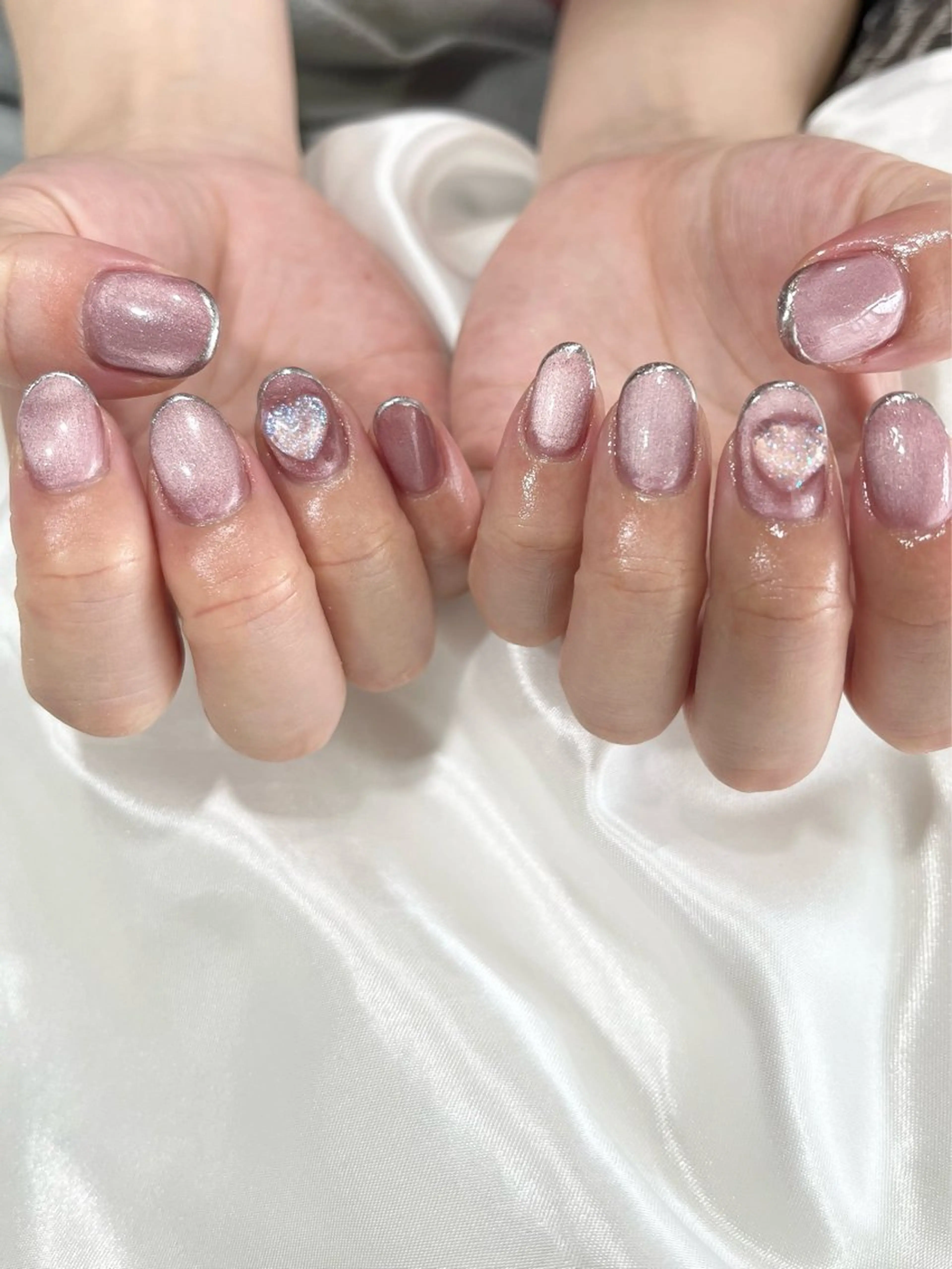 ネイル フレンチネイル マグネットネイル ミラーネイル ハンドネイル フットネイル nailsister ただのネイルデザイン