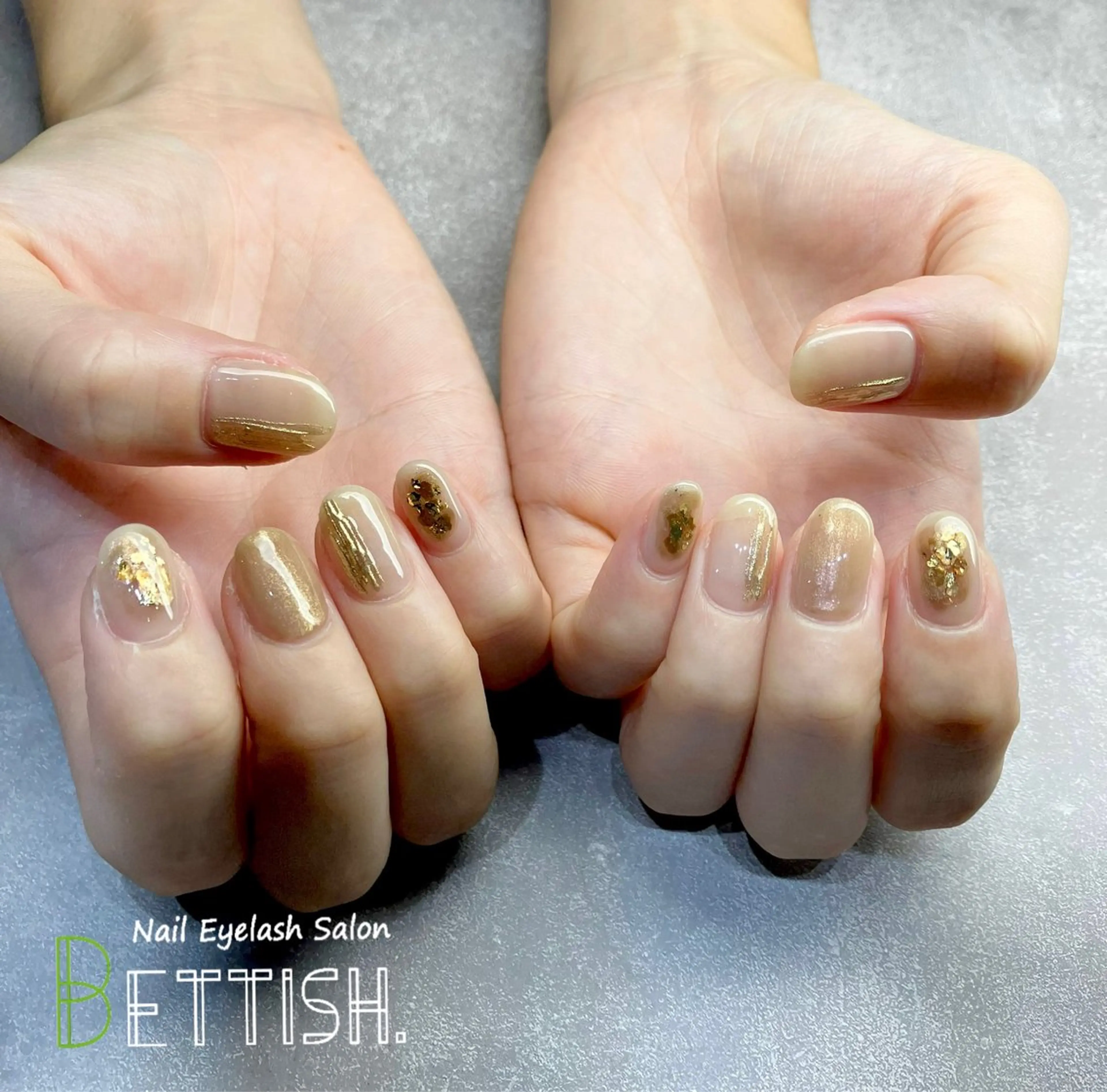 ネイル ブラウン BETTISH. KUMIKO☺︎︎のネイルデザイン