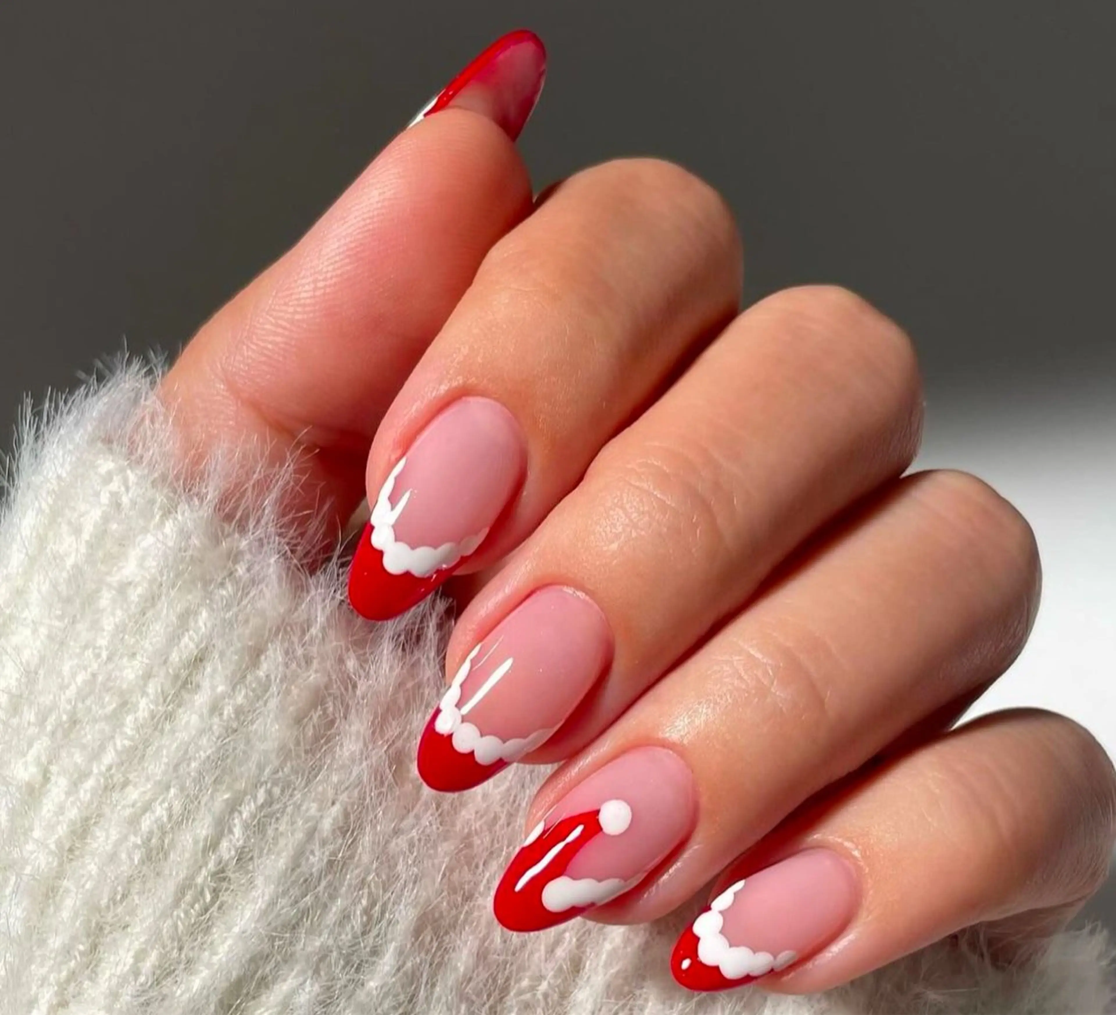 ネイル アートネイル オーロラネイル チークネイル フレンチネイル ガラスフレンチ 🎀🎀YooLi Nail Salonのネイルデザイン