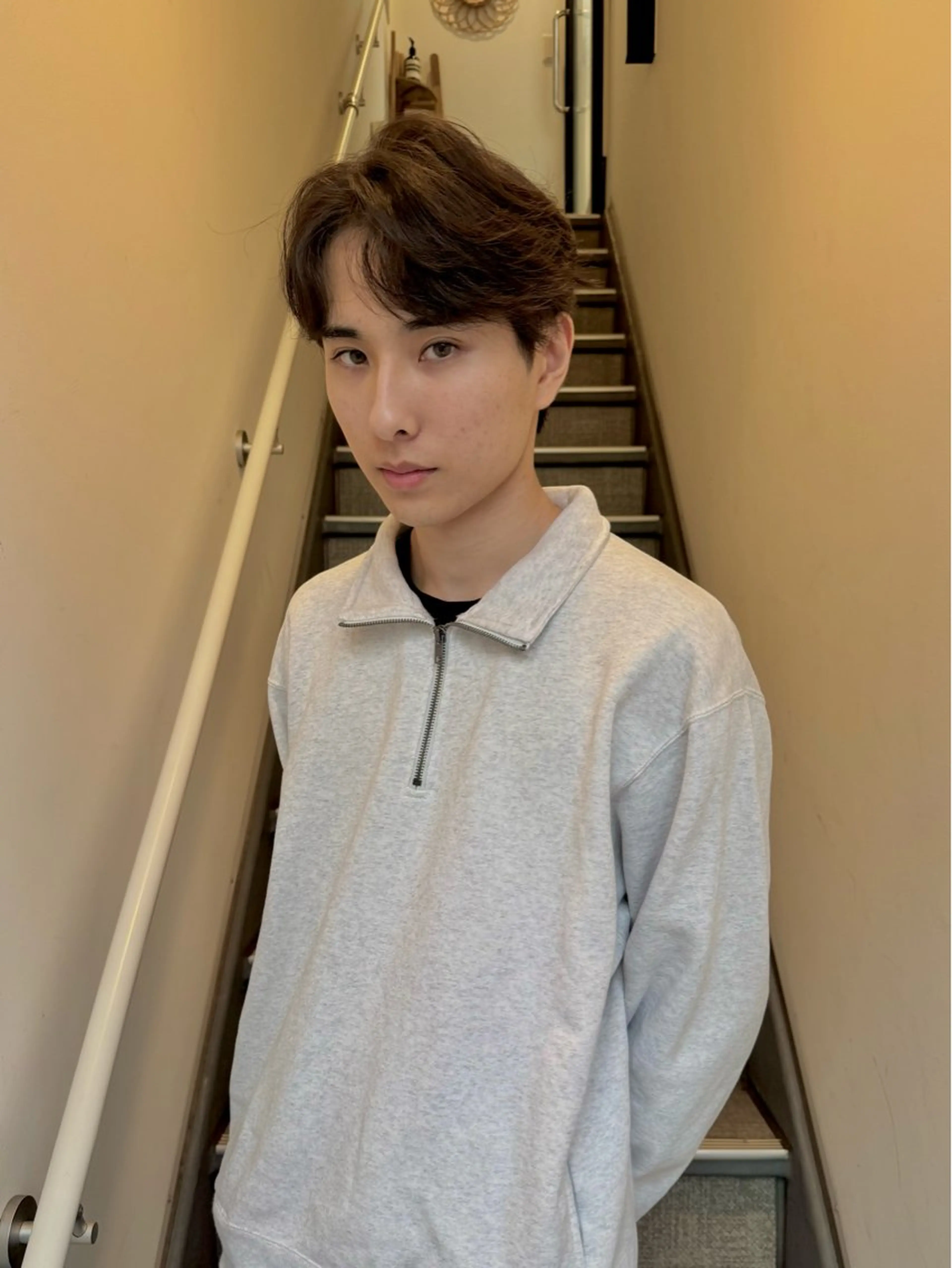 パーマ メンズ カット パーマ ブリーチ/レイヤー/ コイデリュウセイのその他イメージ