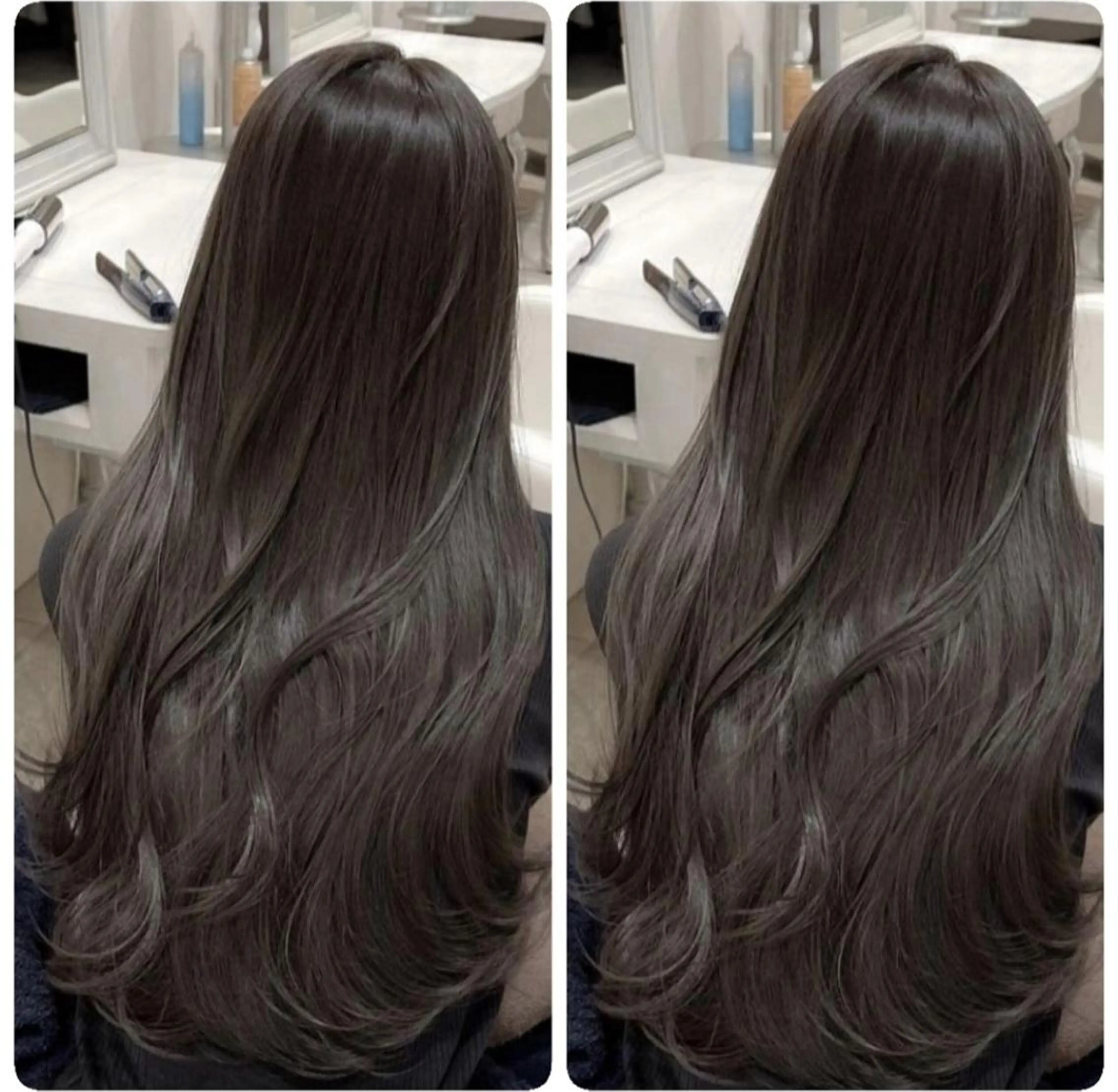 カラー ロング カット ヘアカラー エクステ 💖美髪エクステ💖 束感マツエク/はるかのヘアスタイル