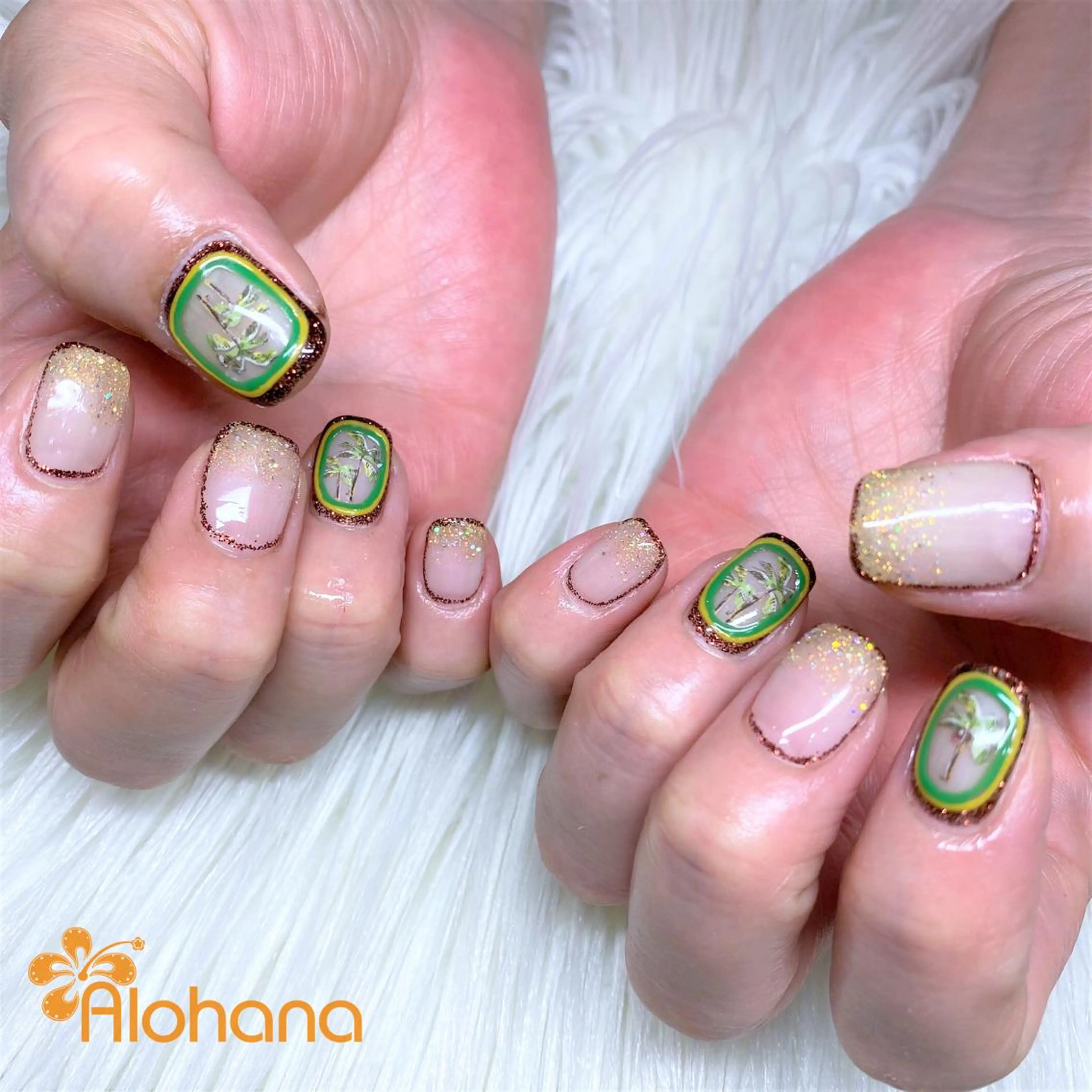 ネイル ハンドネイル Alohana Minaのネイルデザイン
