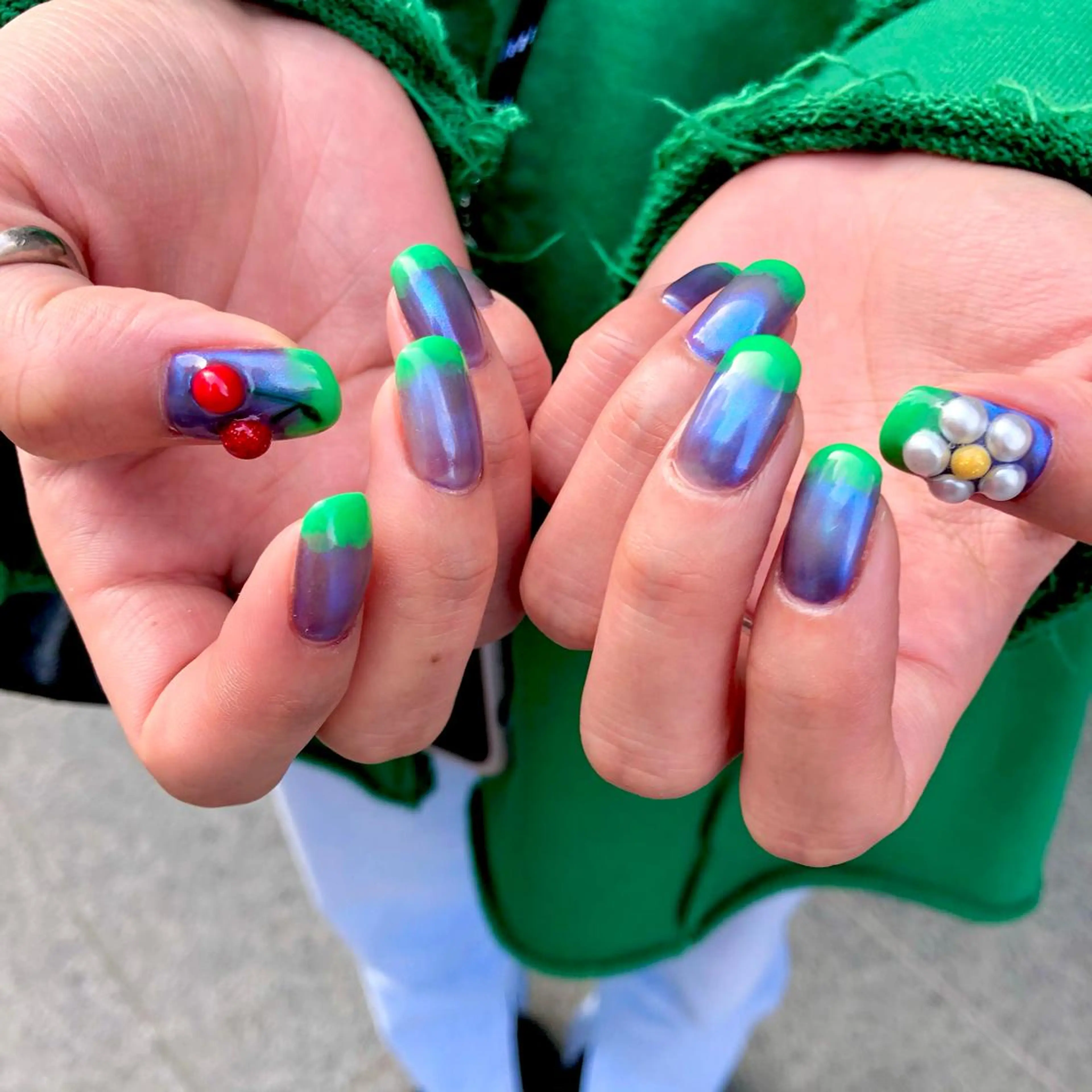 ネイル ハンドネイル 🧁🥕 asukaのネイルデザイン