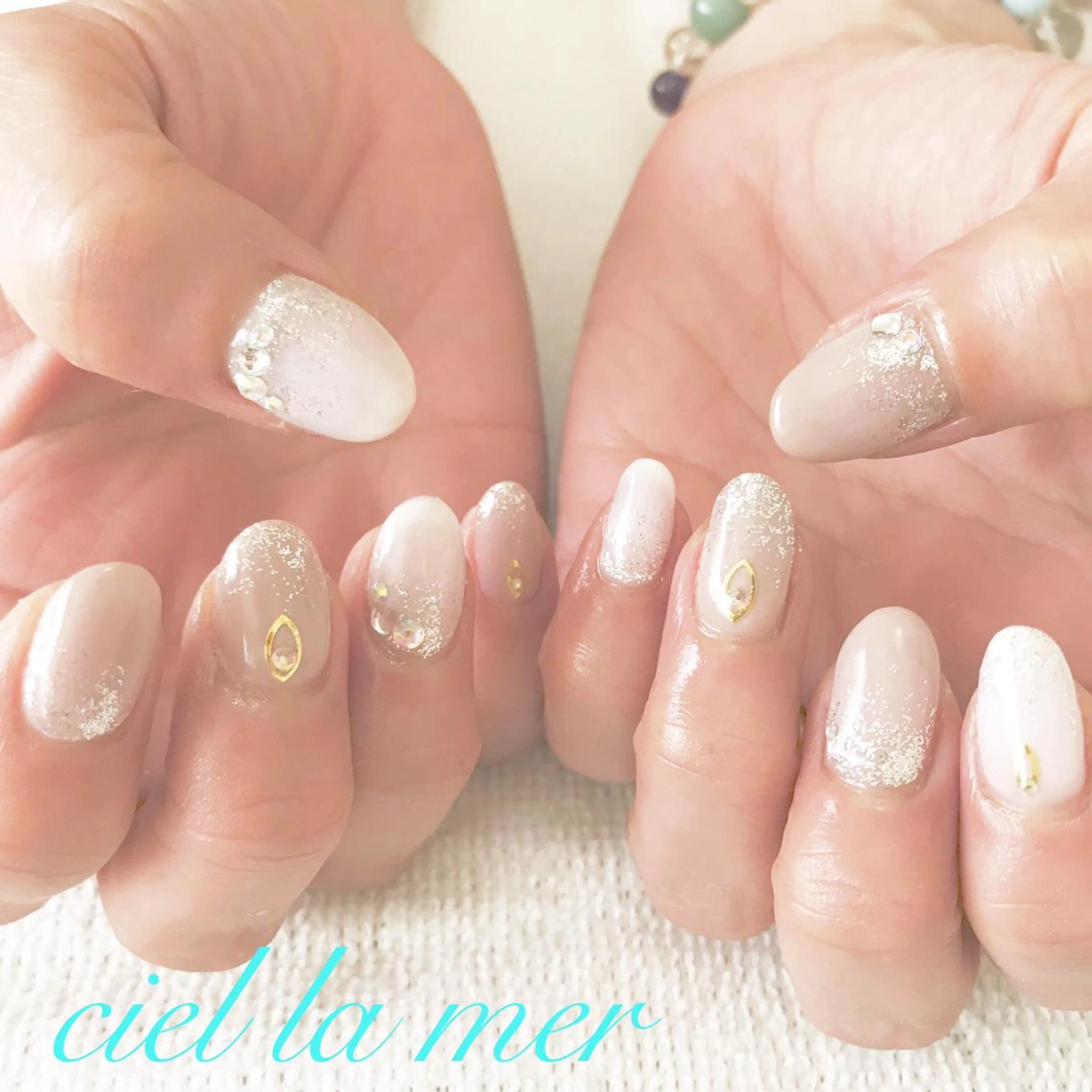 ネイル ハンドネイル フットネイル ciel la merのネイルデザイン