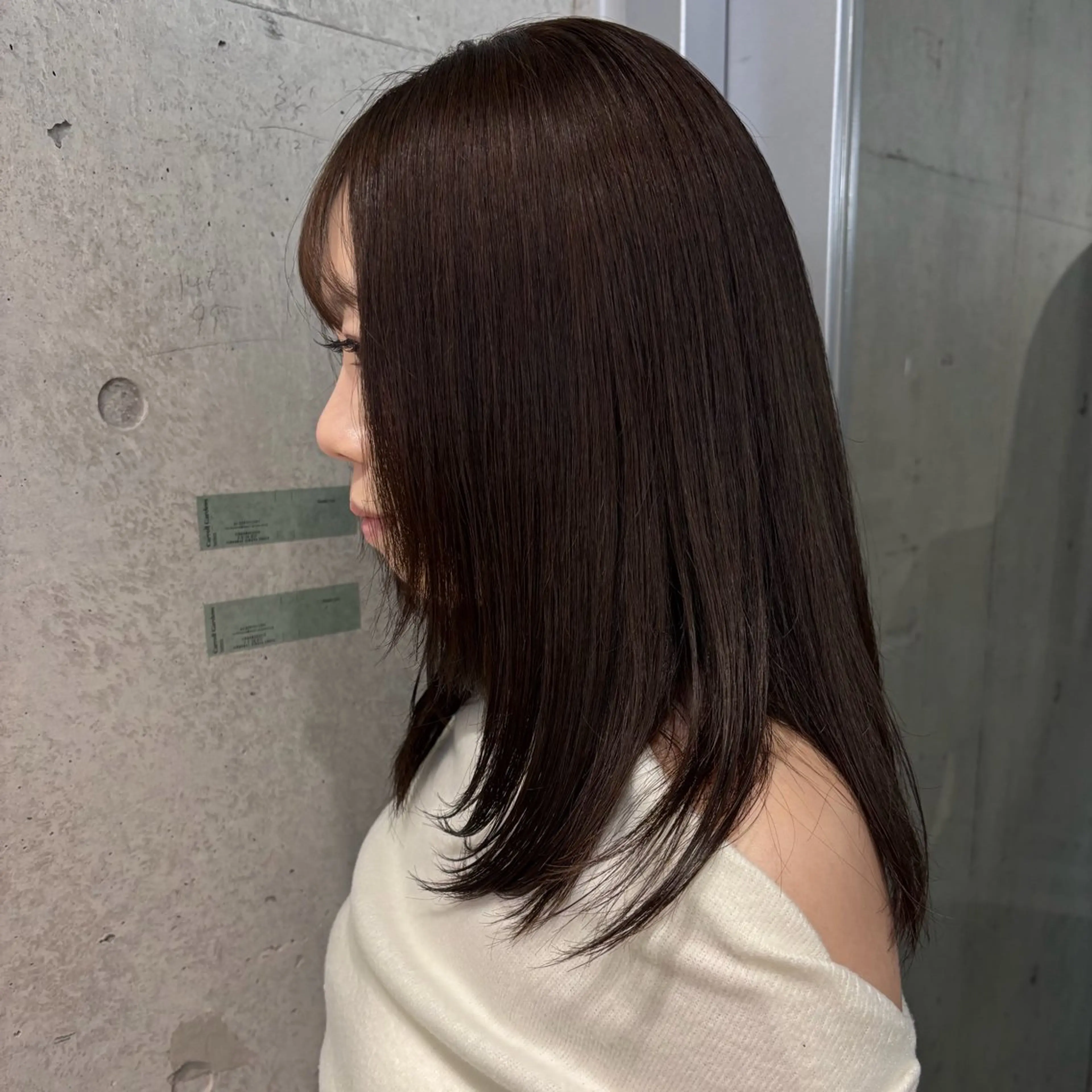 ミディアム カラー ブラウンカラー ヘアカラー 海外ボブ/ブリーチ 💟/MIU☆のヘアスタイル