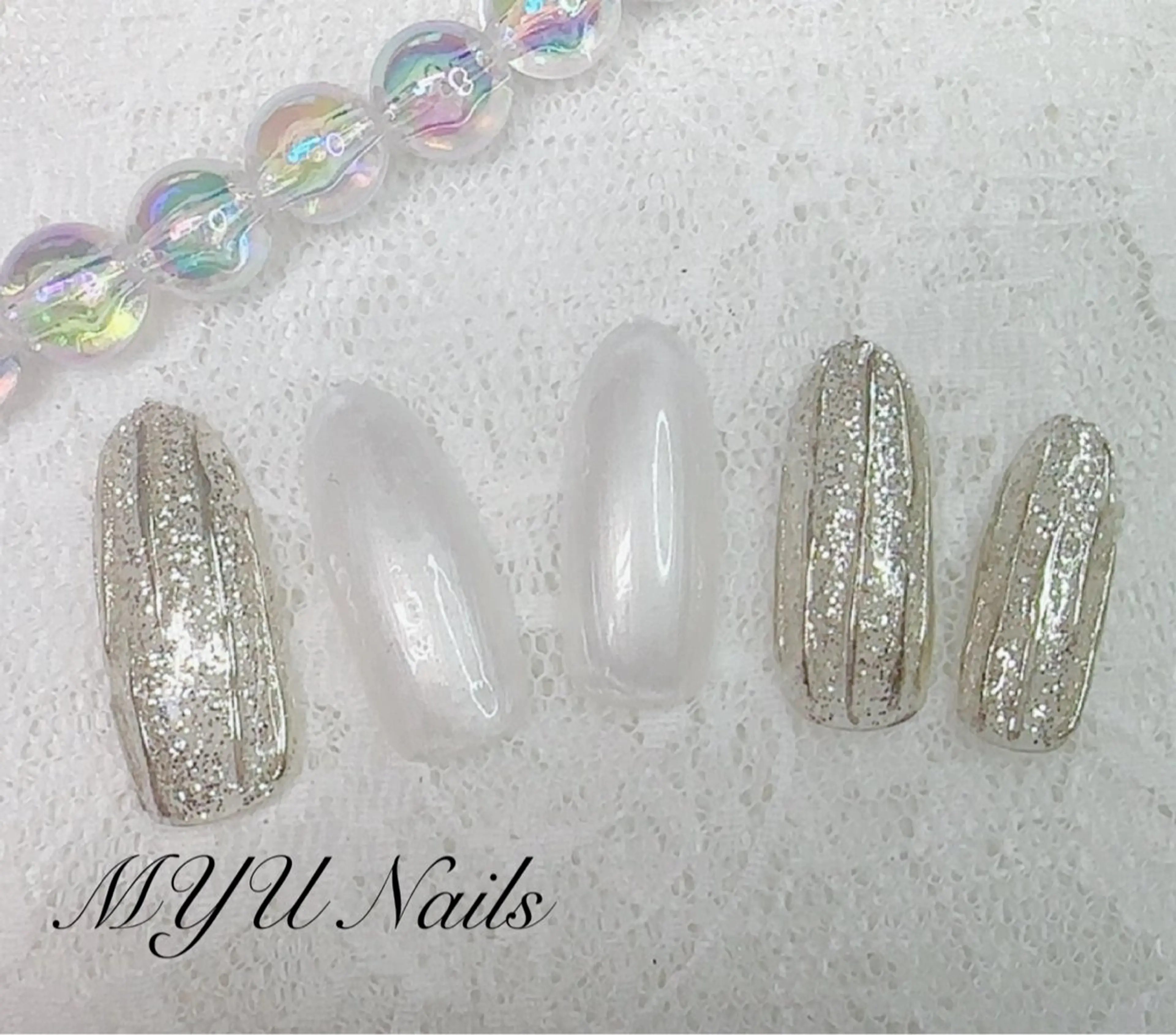 ネイル ジェルネイル 持ち込み パラジェル ハンドネイル ニュアンスネイル🌈 MYU Nailsのネイルデザイン