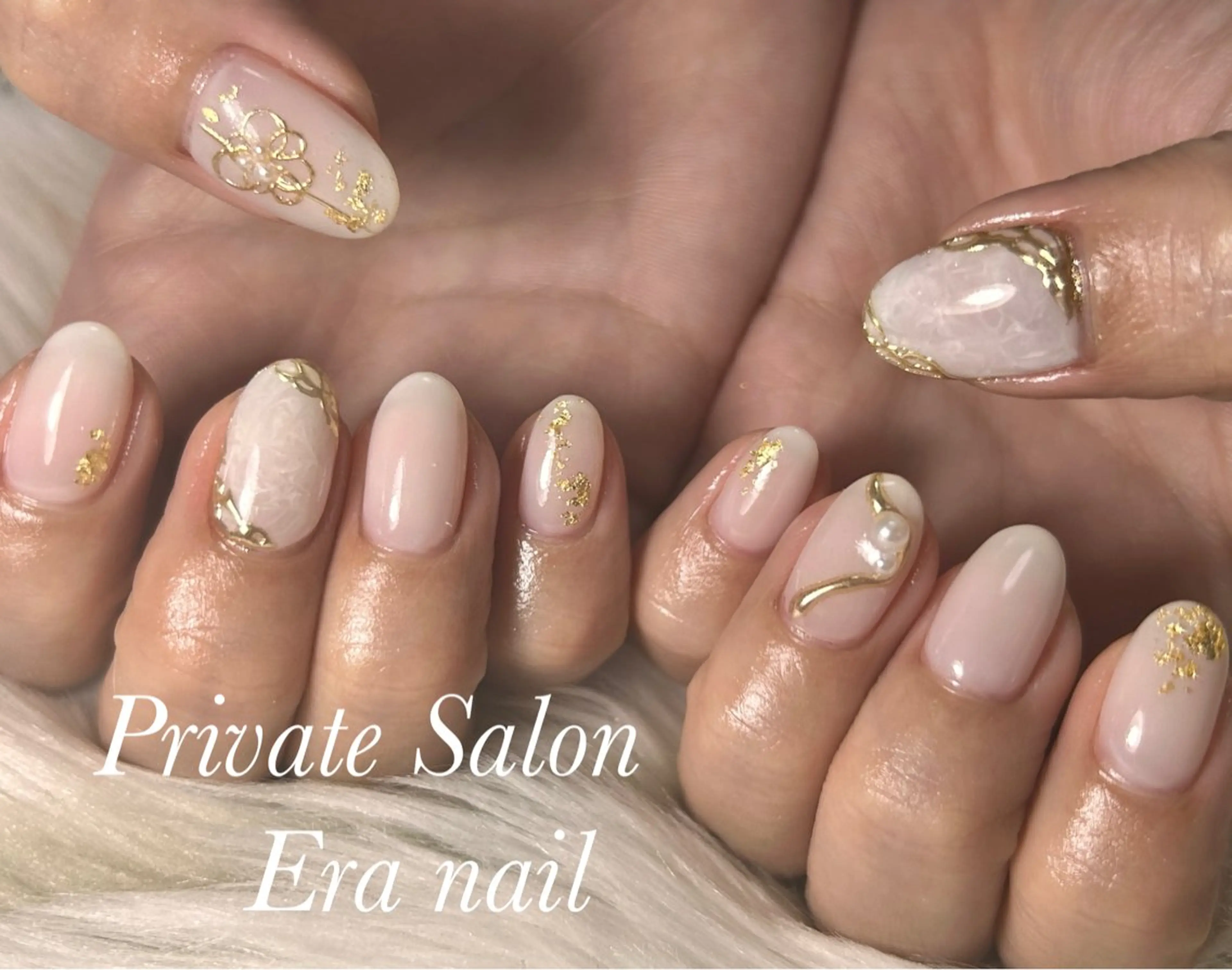 ネイル ニュアンスネイル ハンドネイル Era nailのネイルデザイン