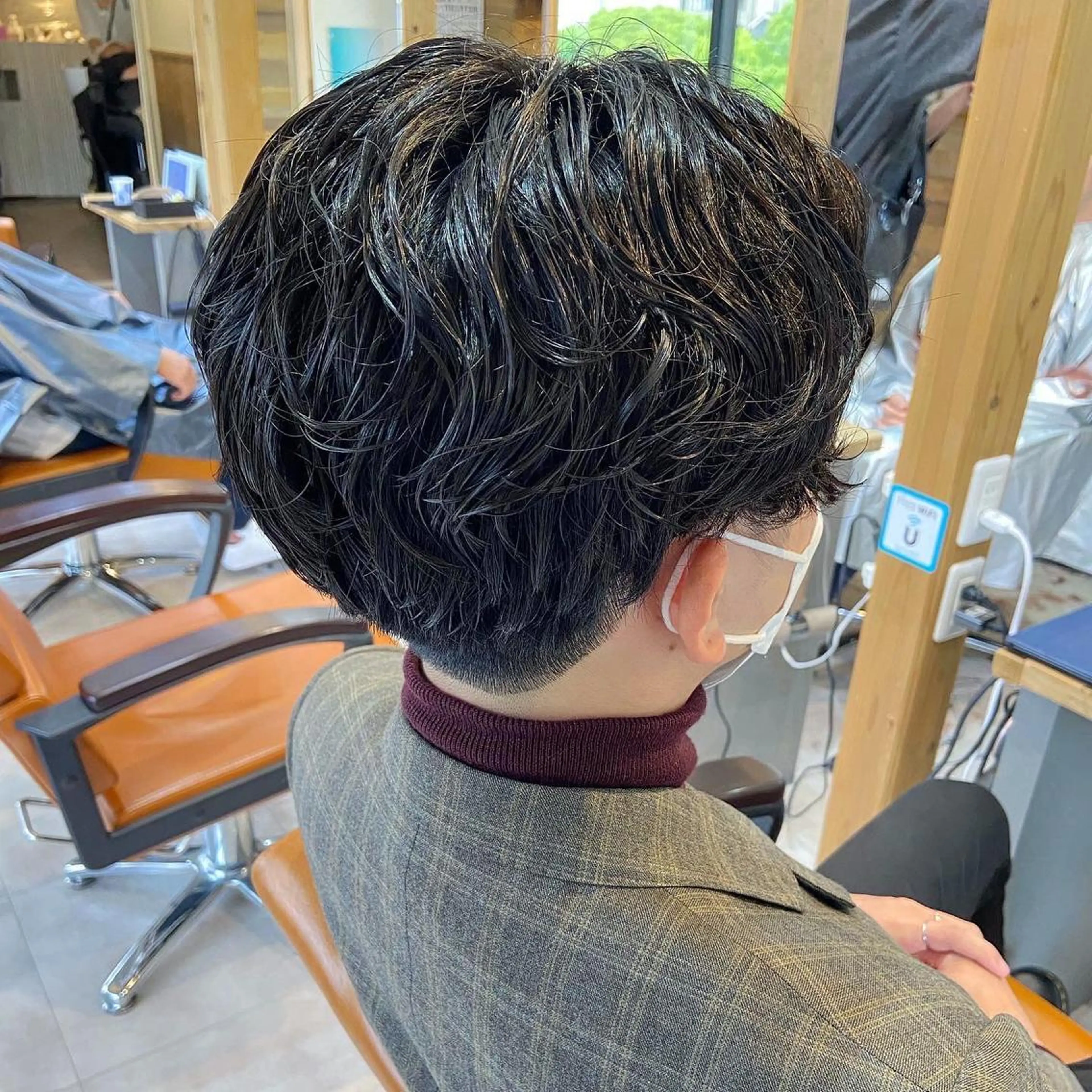ショート パーマ メンズ メンズパーマ ニュアンスパーマ 吉田 幸斗のヘアスタイル
