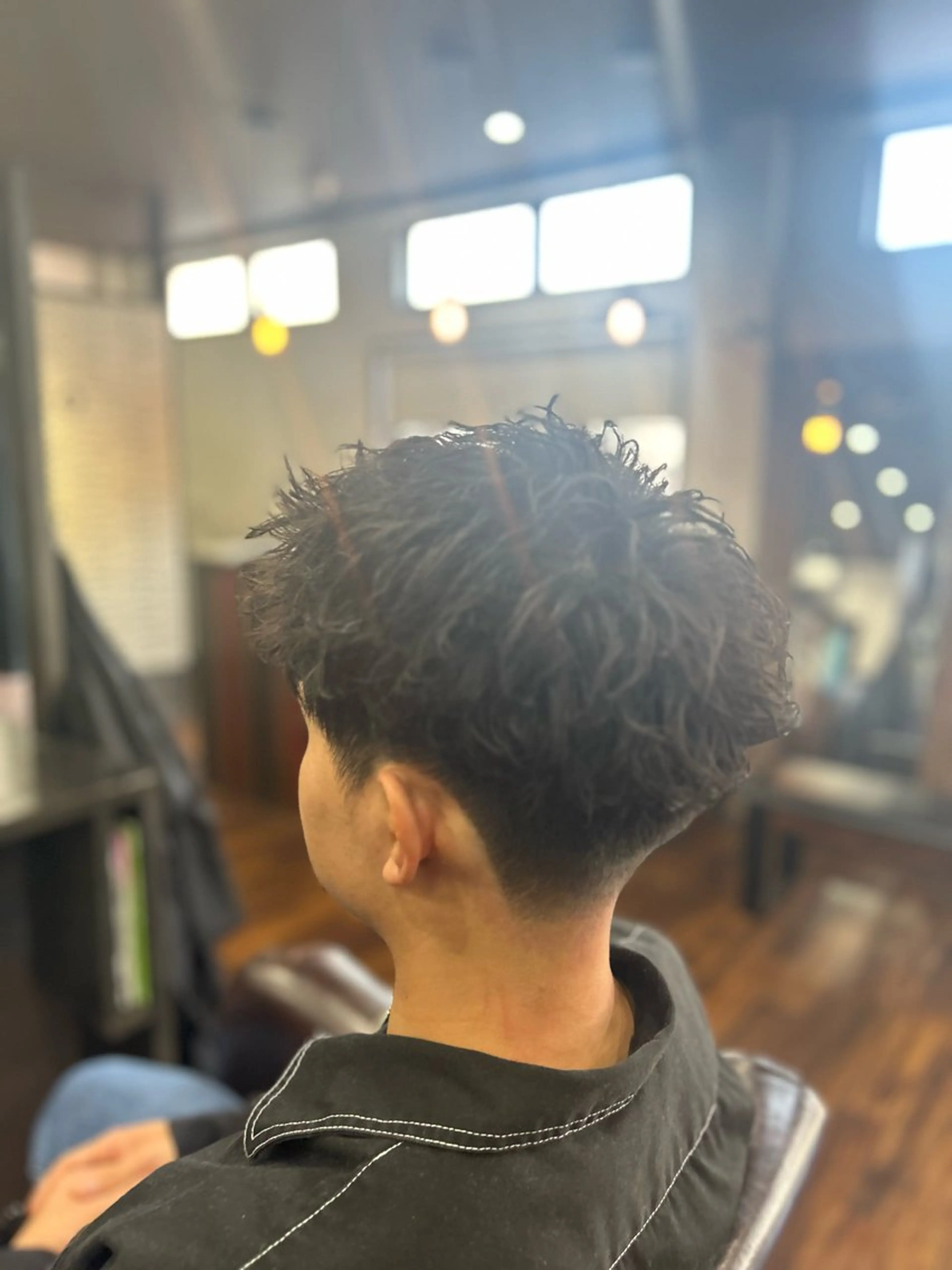 ショート パーマ メンズ メンズパーマ スパイキーショート ショートヘア カット パーマ 桐山 空澄のヘアスタイル