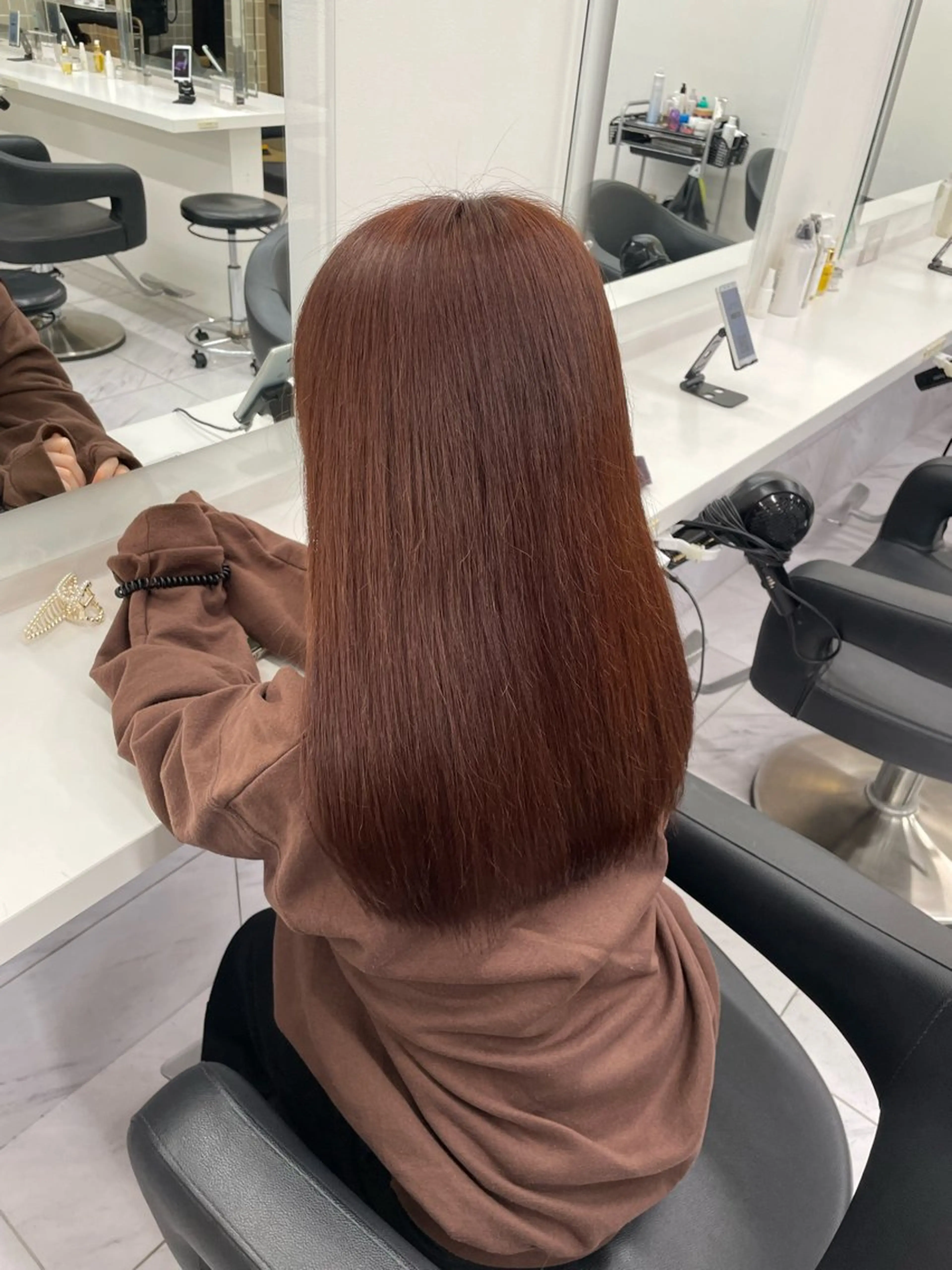 ロング カラー ヘアアレンジ ヘアカラー トリートメント ヘアセット 💗横浜美容室 💗HARUNAのヘアスタイル