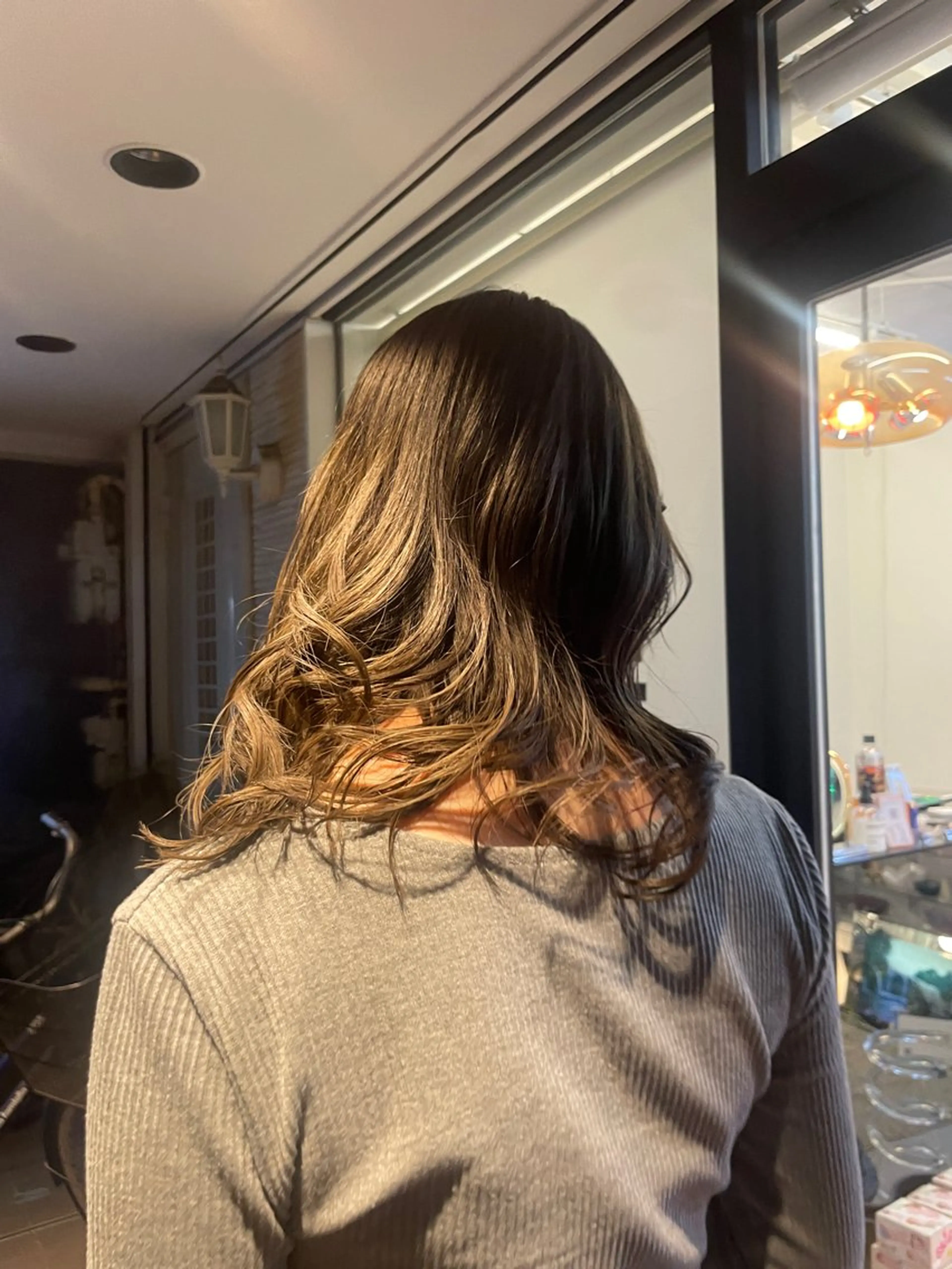 ミディアム ヘアカラー 愛心manami HOPEのヘアスタイル