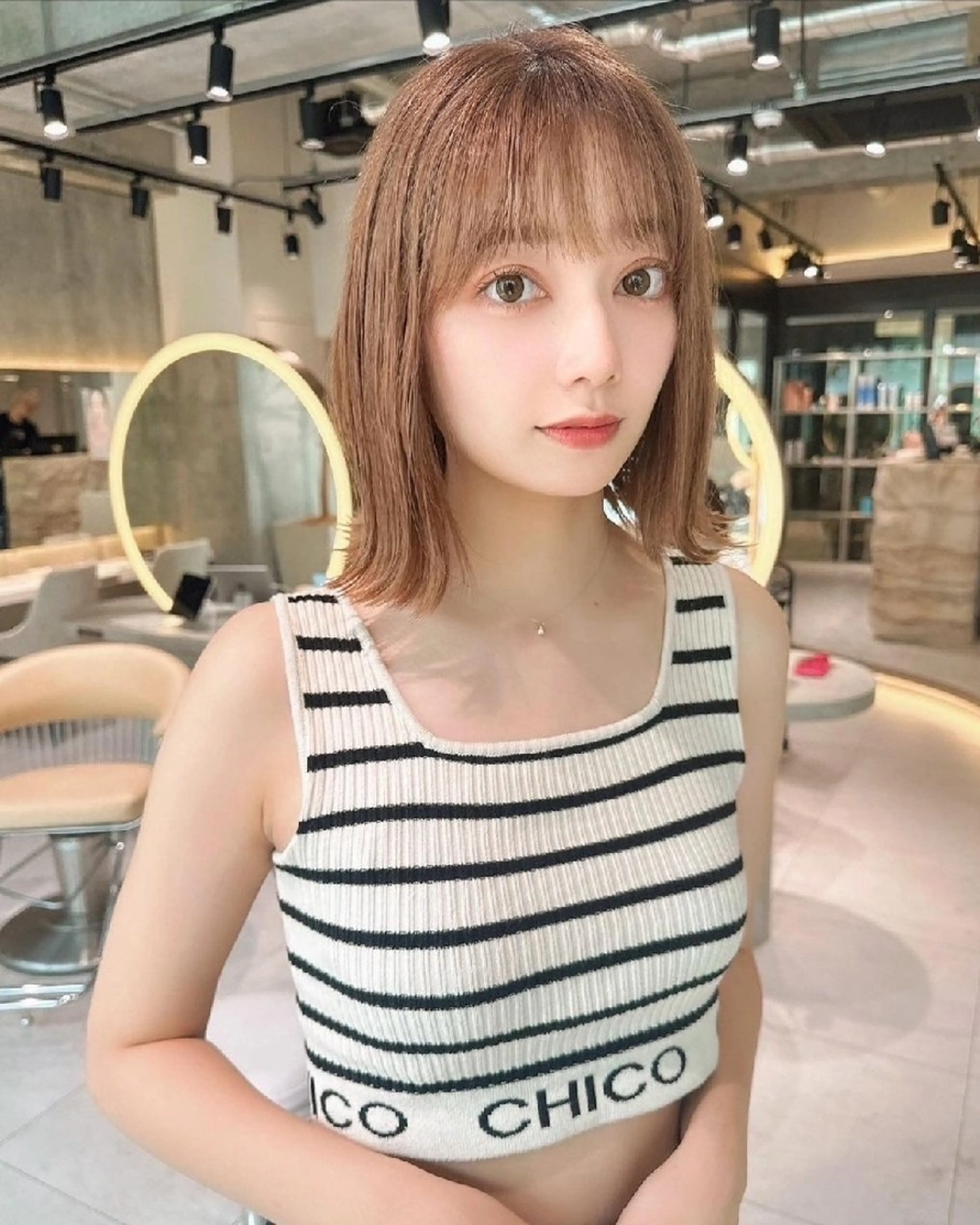 ショート あかね☆ヘアアレンジ /ボブ/縮毛矯正のヘアスタイル